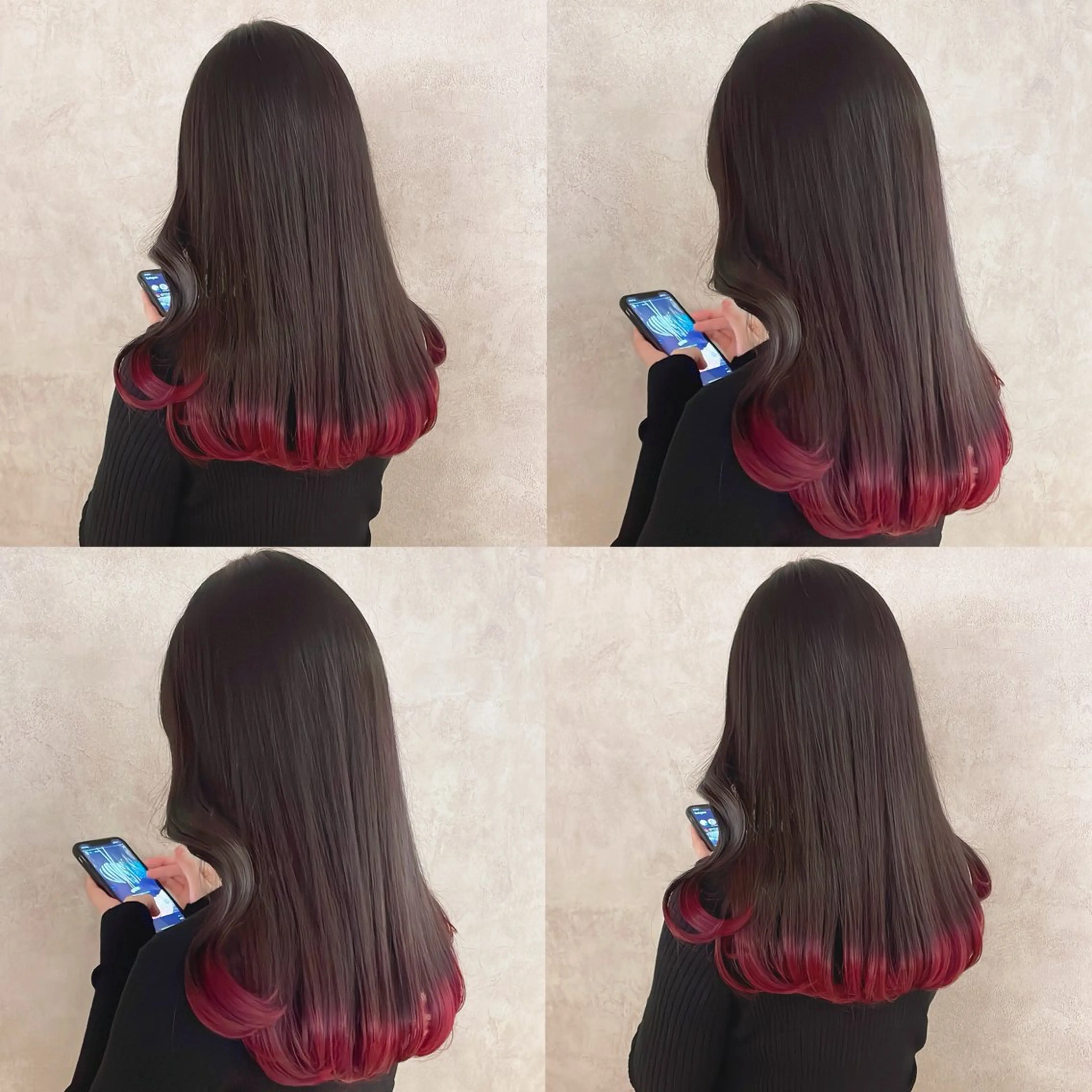 カラー ヘアカラー トリートメント 渋谷:インナーカラー ／🍒エリカ🍒のヘアスタイル