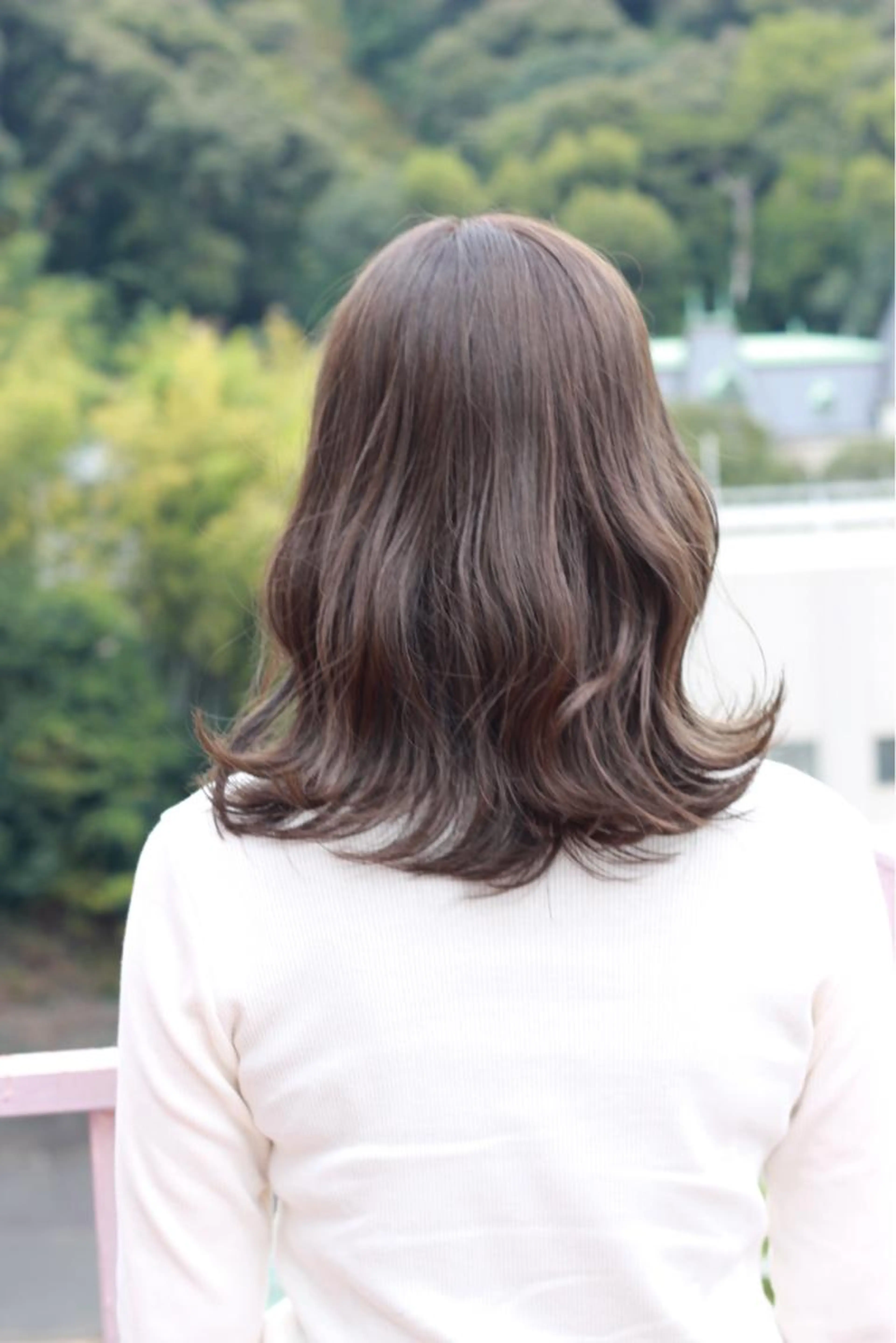 ブリーチなし透明感カラーの写真