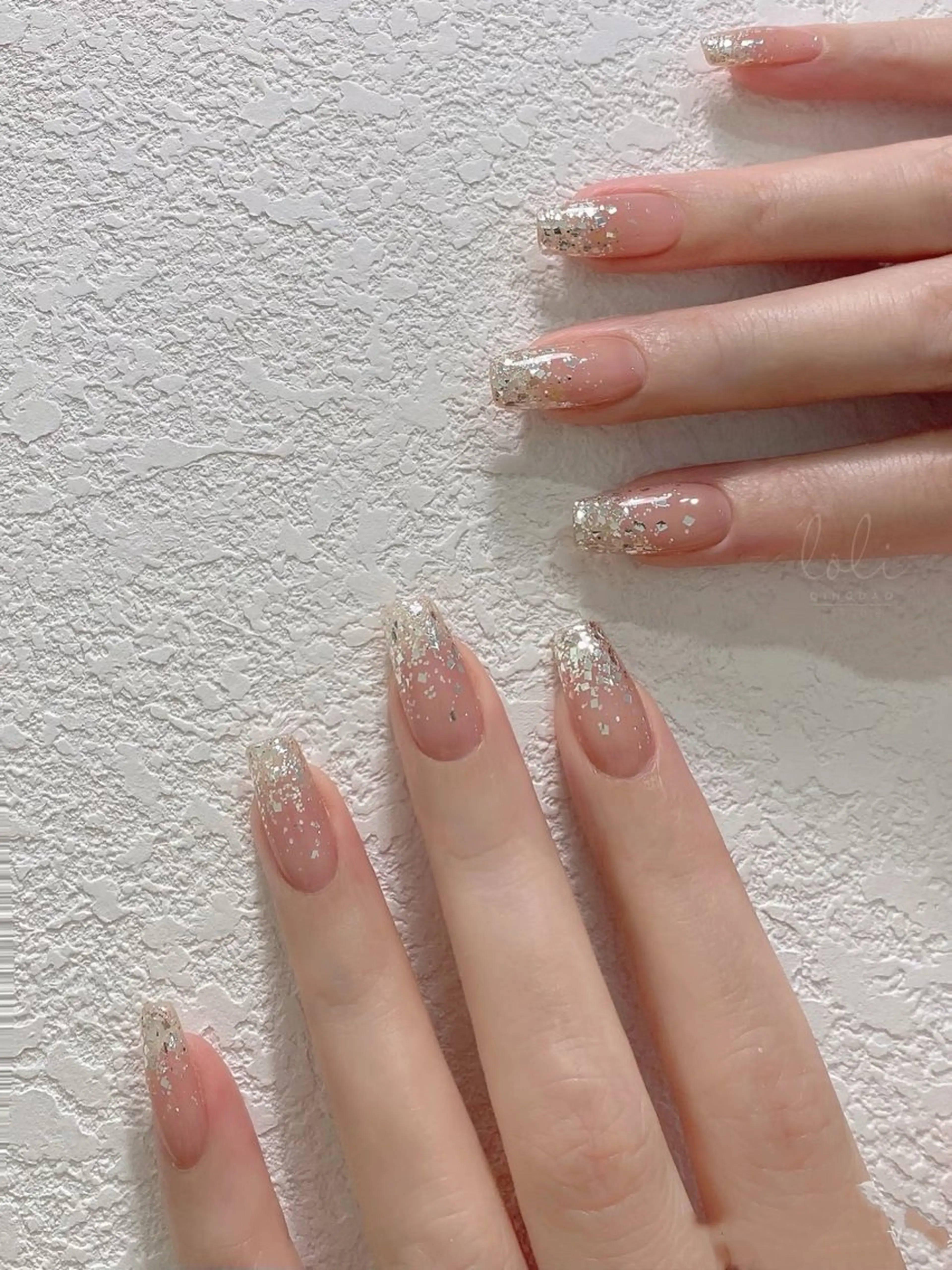 ネイル グラデーション ラメ(グリッター) ラメグラデーション Merci Nail Salon所属・Merci ネイルサロンのネイルデザイン