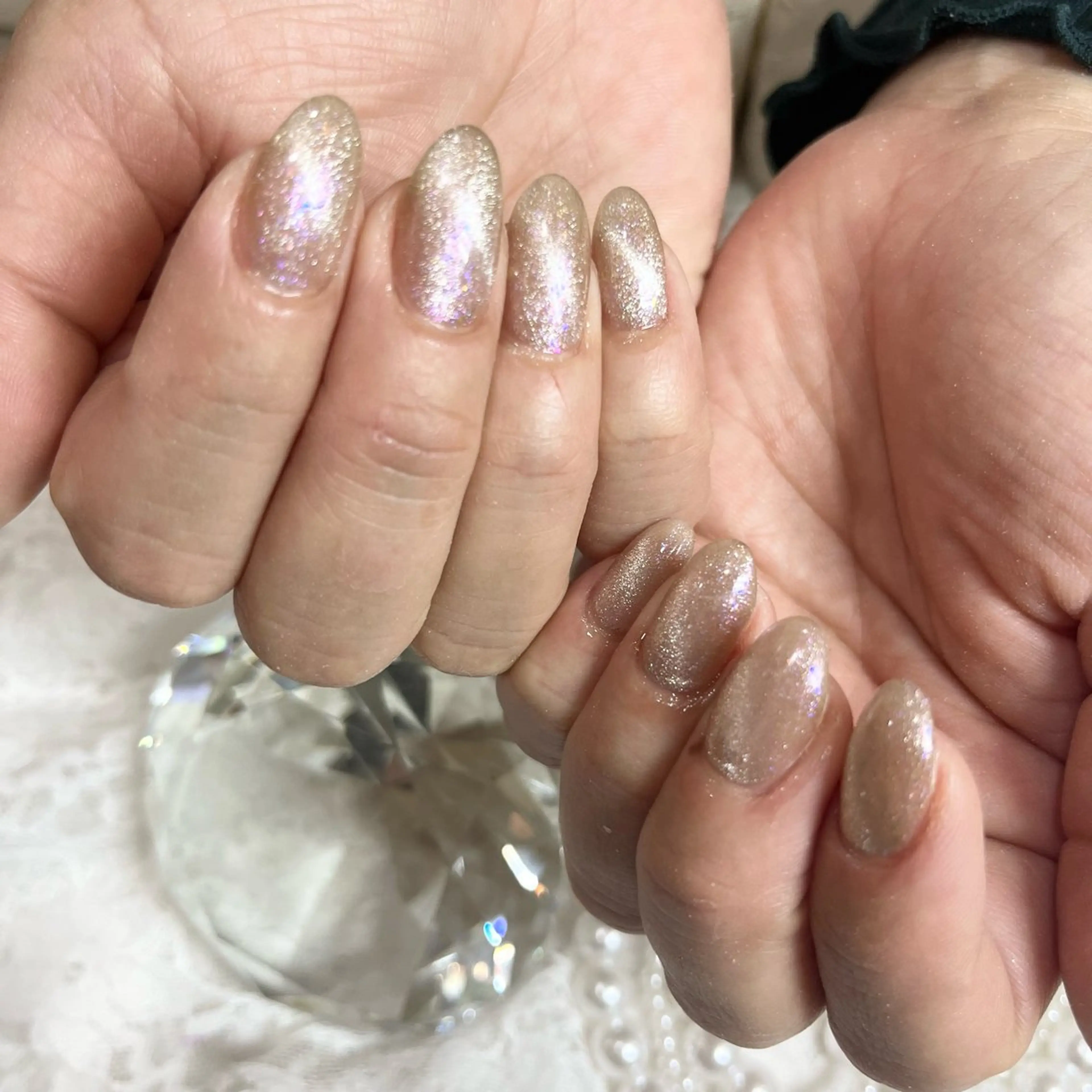 ネイル マグネットネイル マグネットワンカラー ワンカラーネイル ハンドネイル Nail Salon Elpis所属・Nail Salon Elpisのネイルデザイン