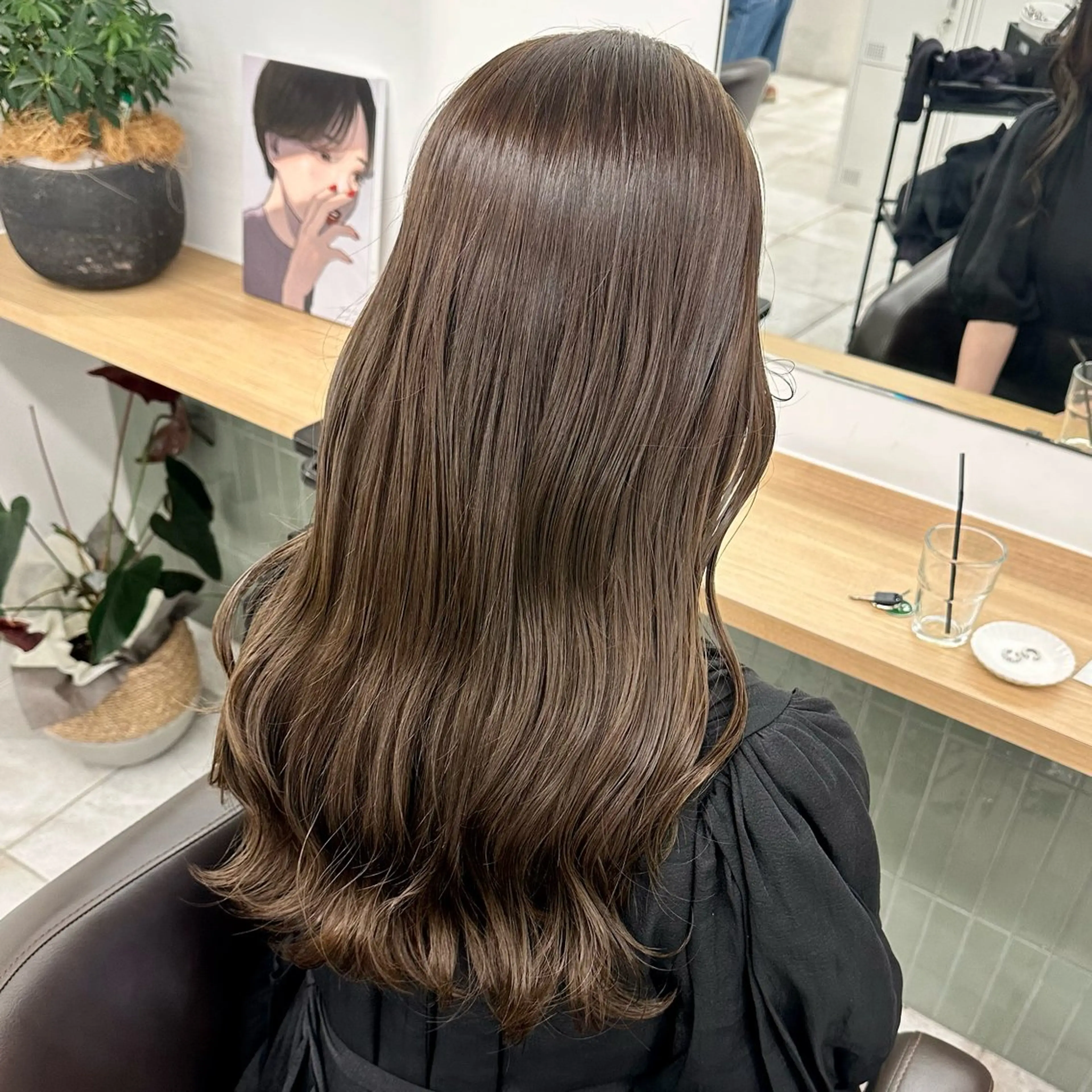 セミロング カラー カット ヘアカラー トリートメント ブリーチなし/レイヤ ー特化🌈Tommyのヘアスタイル