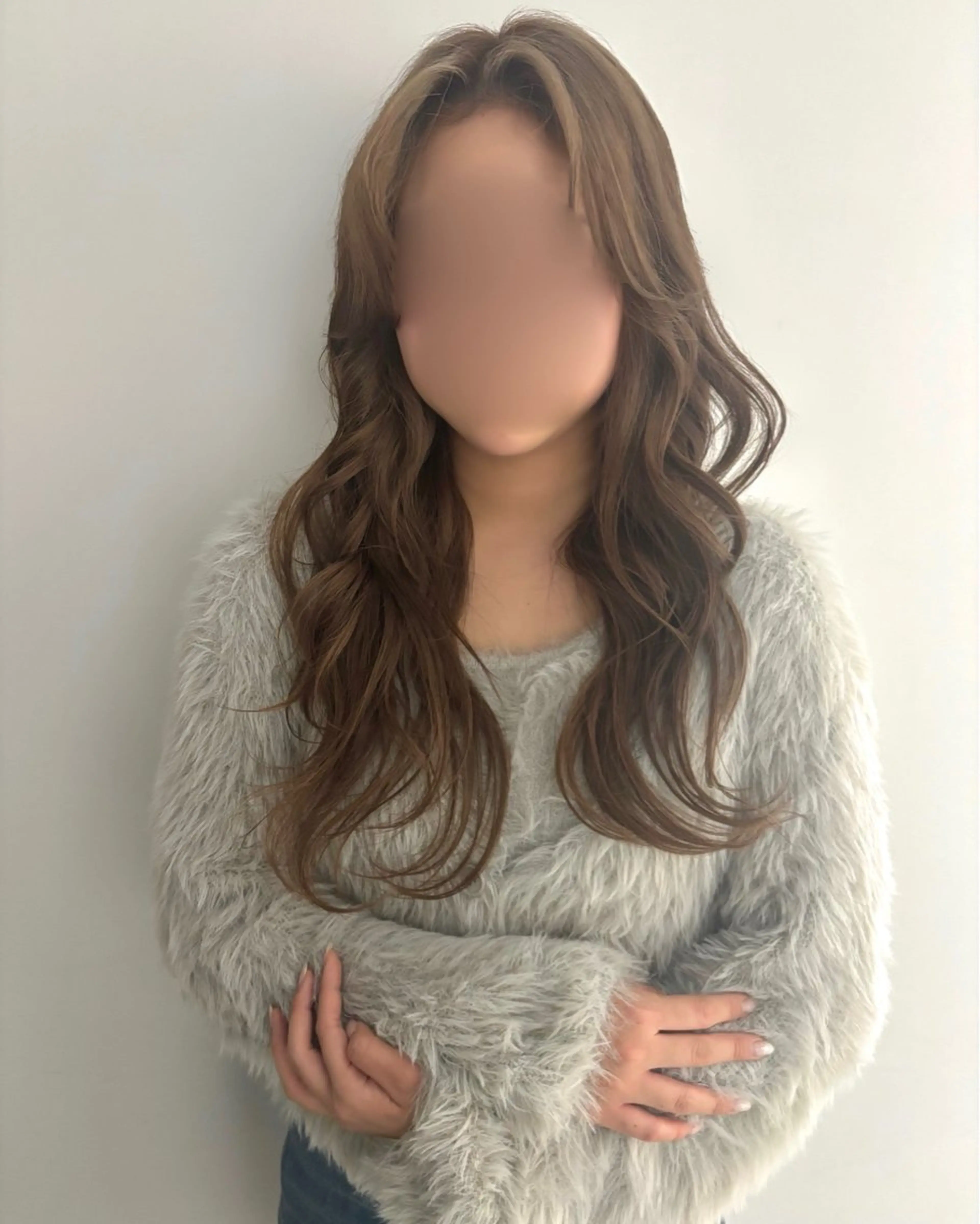 ロング カラー 久米寿李恵 くめじゅりえのヘアスタイル