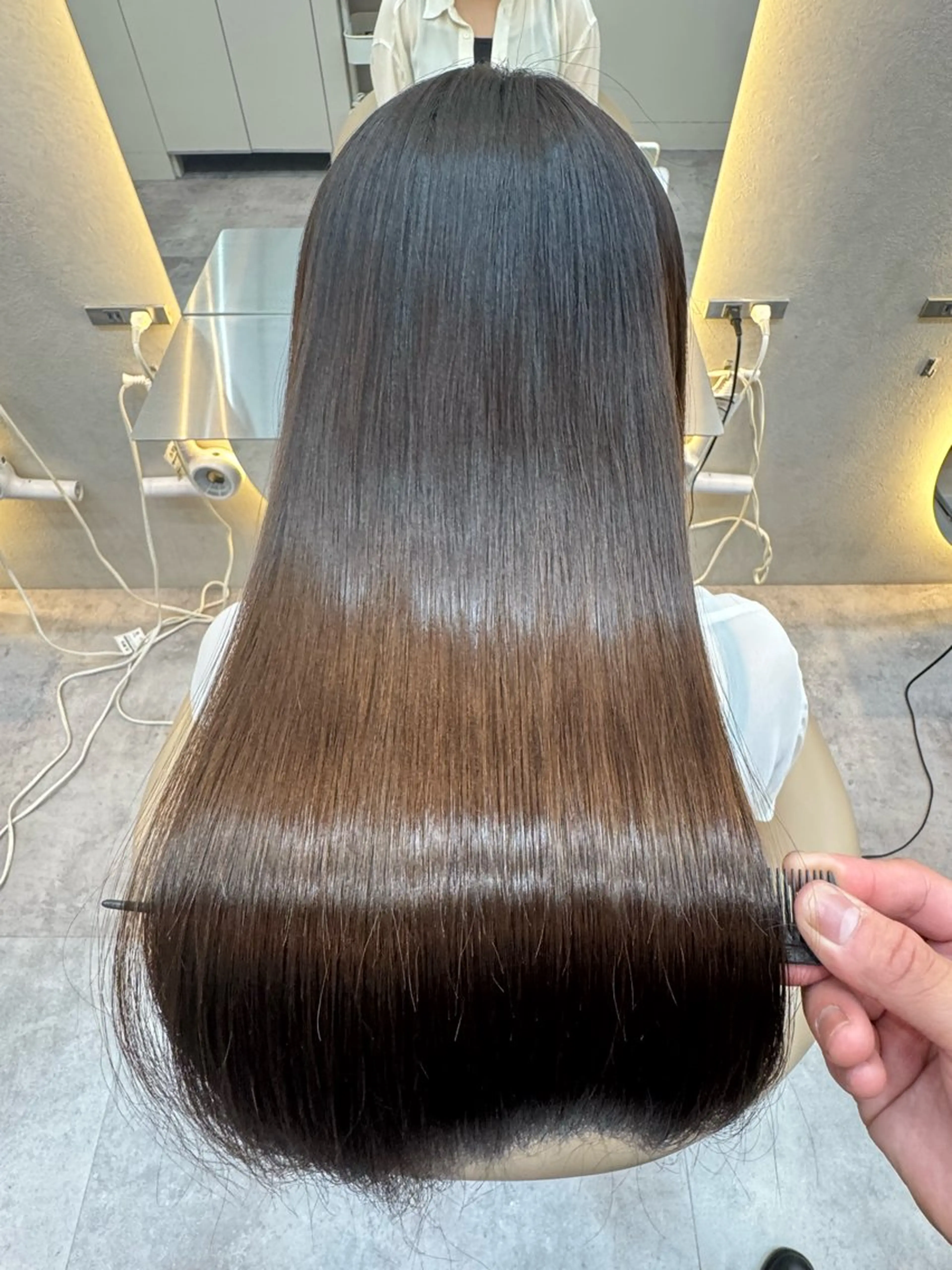 ロング カット 縮毛矯正 トリートメント Hello by Sea所属・髪質改善/縮毛矯正 /レイヤー/宮崎直弥のヘアスタイル