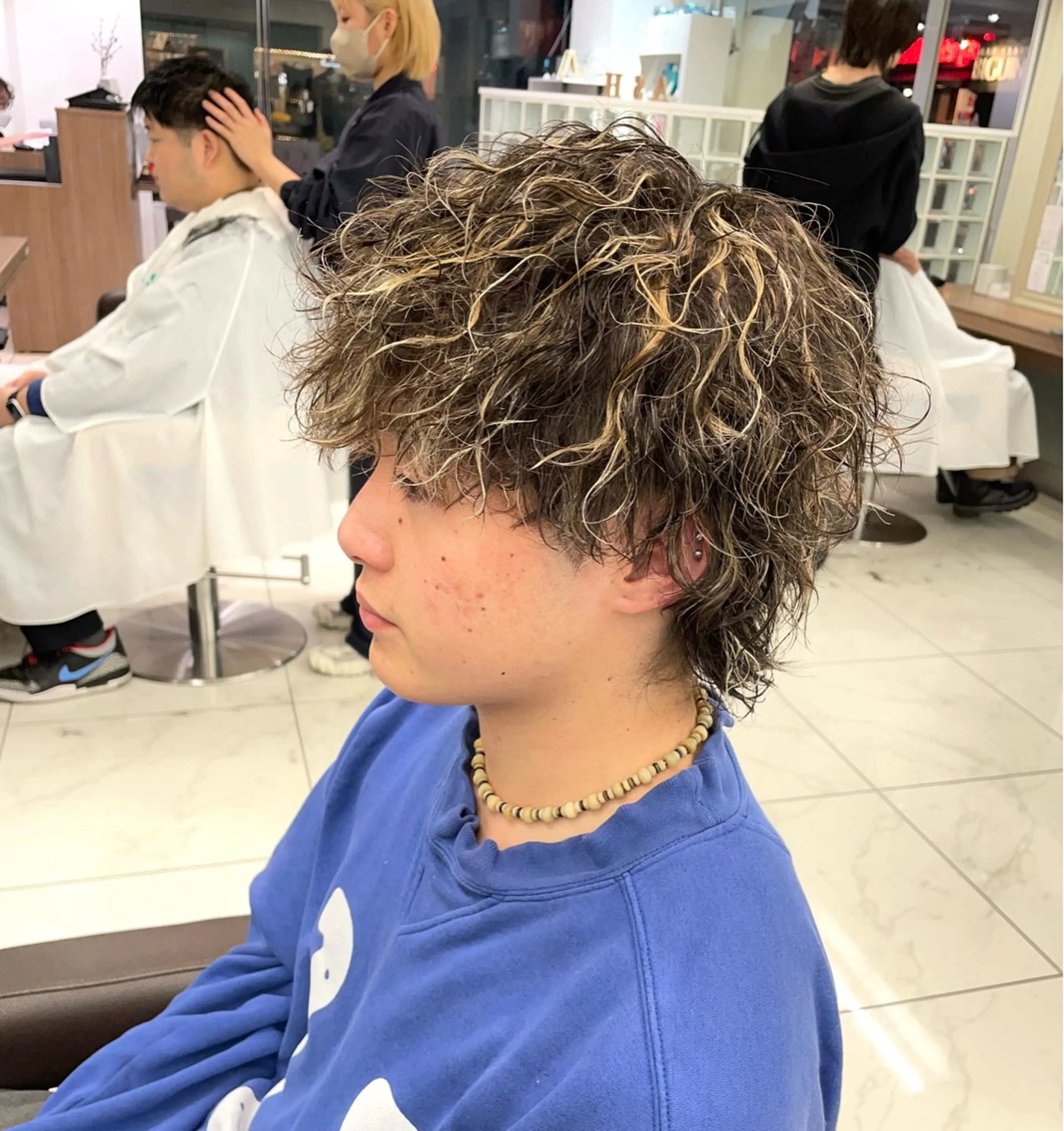 カラー パーマ メンズ カット ヘアカラー パーマ 【メンズ特化】 池田大成✂︎のヘアスタイル
