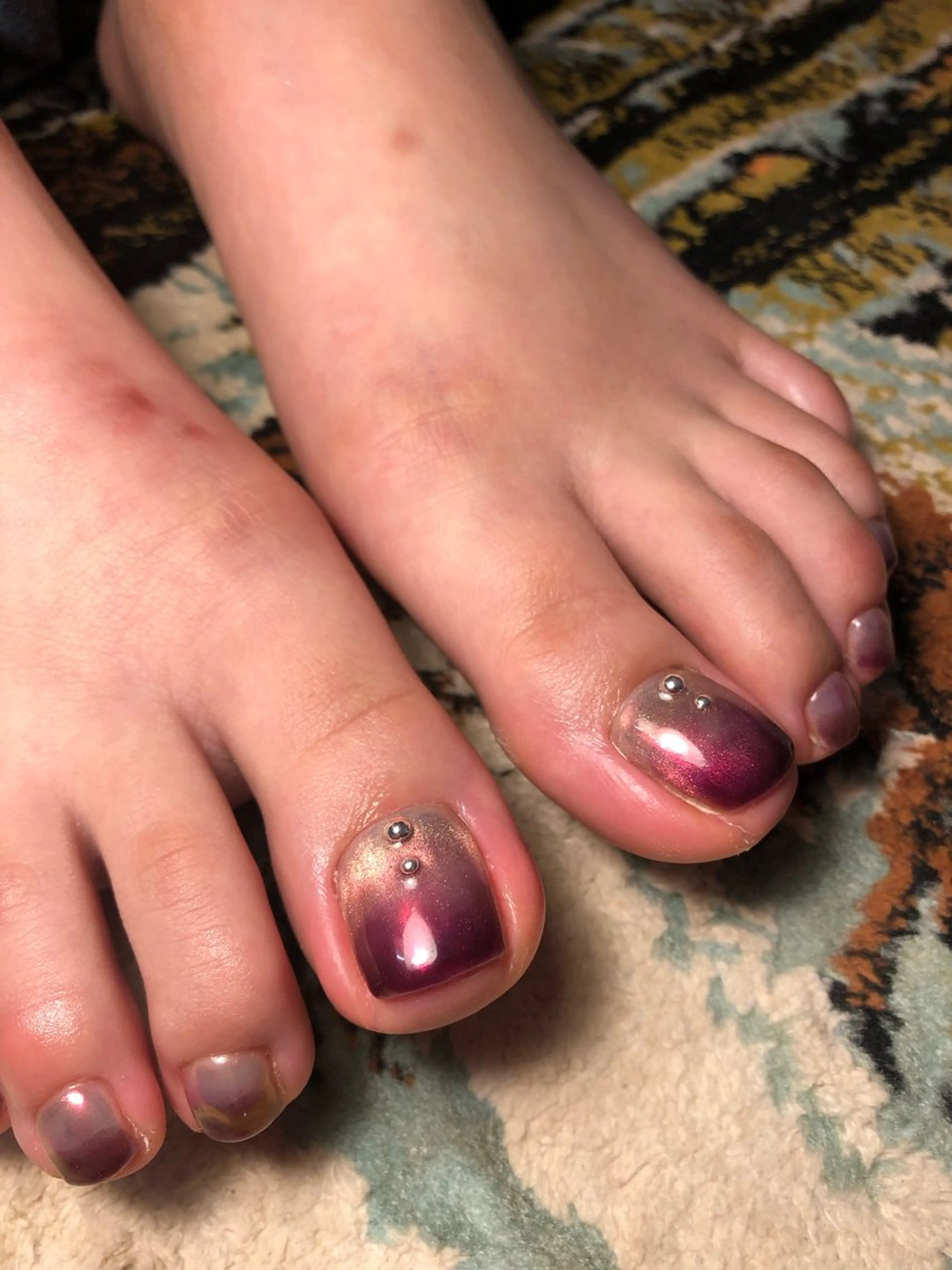 ネイル アートネイル フットネイル フットネイル asumi's nice  nails所属・小西 明日美のネイルデザイン