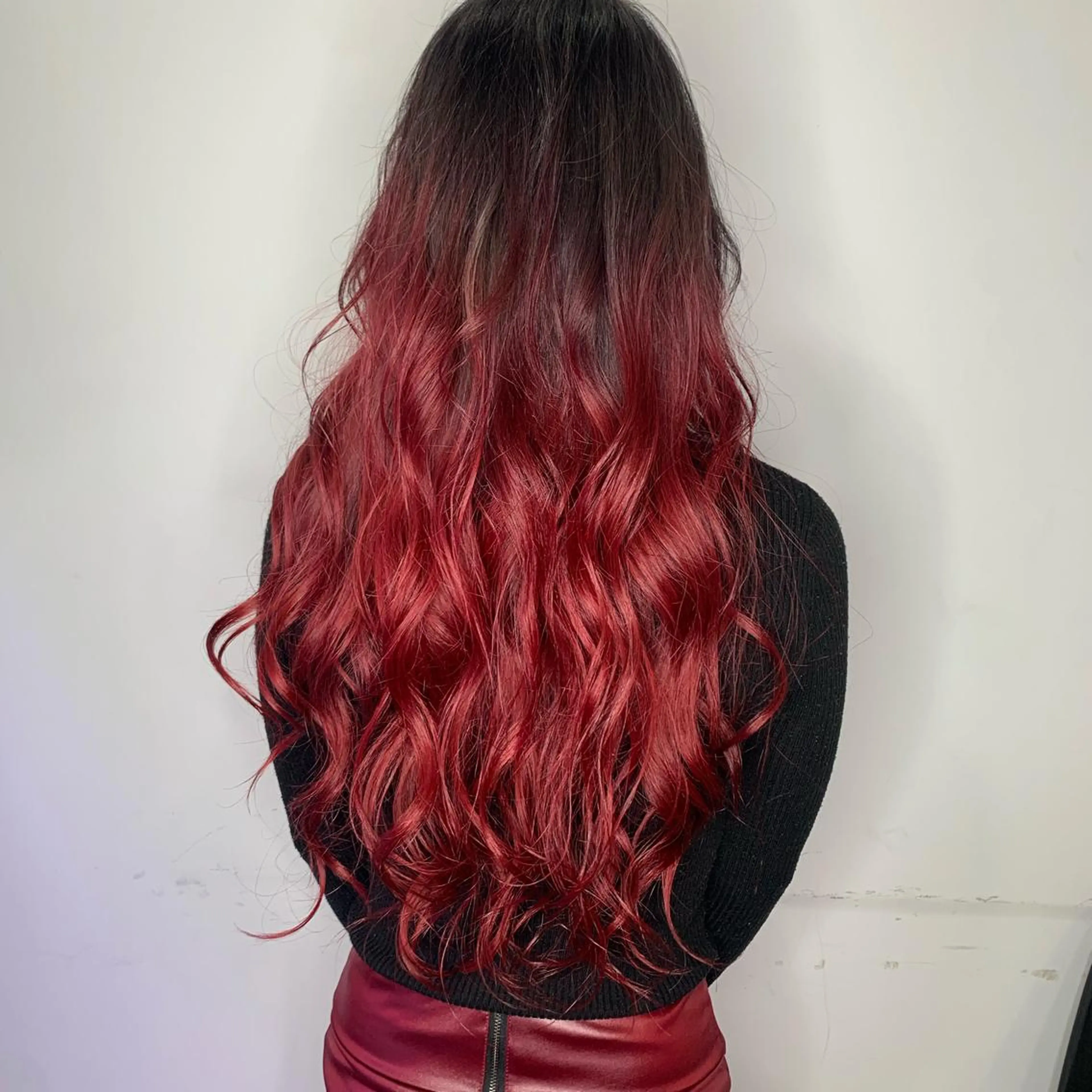 ロング カラー トリートメント AMI ウルフパーマ/メンズのヘアスタイル