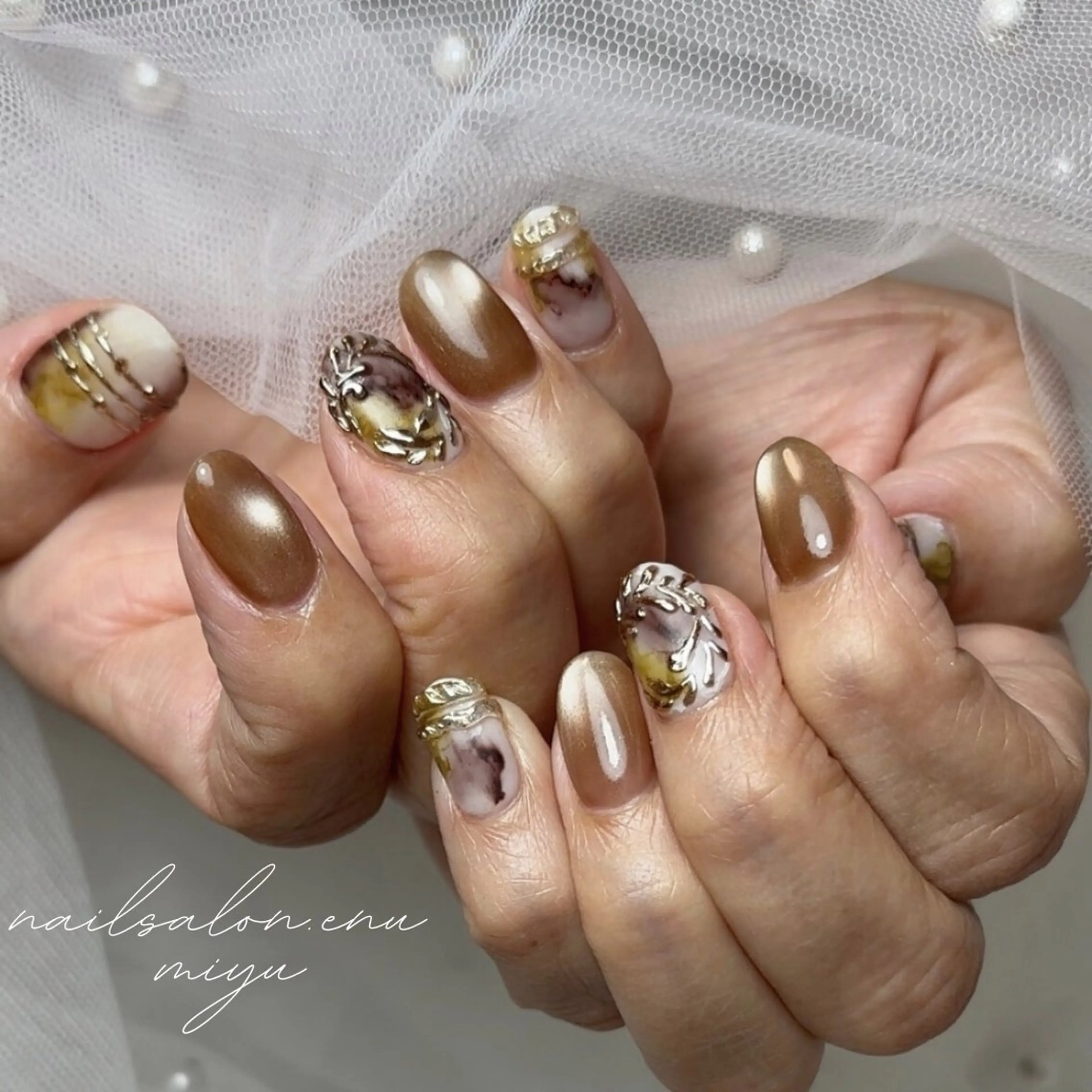 ネイル nailsalon enu.　miyuのネイルデザイン