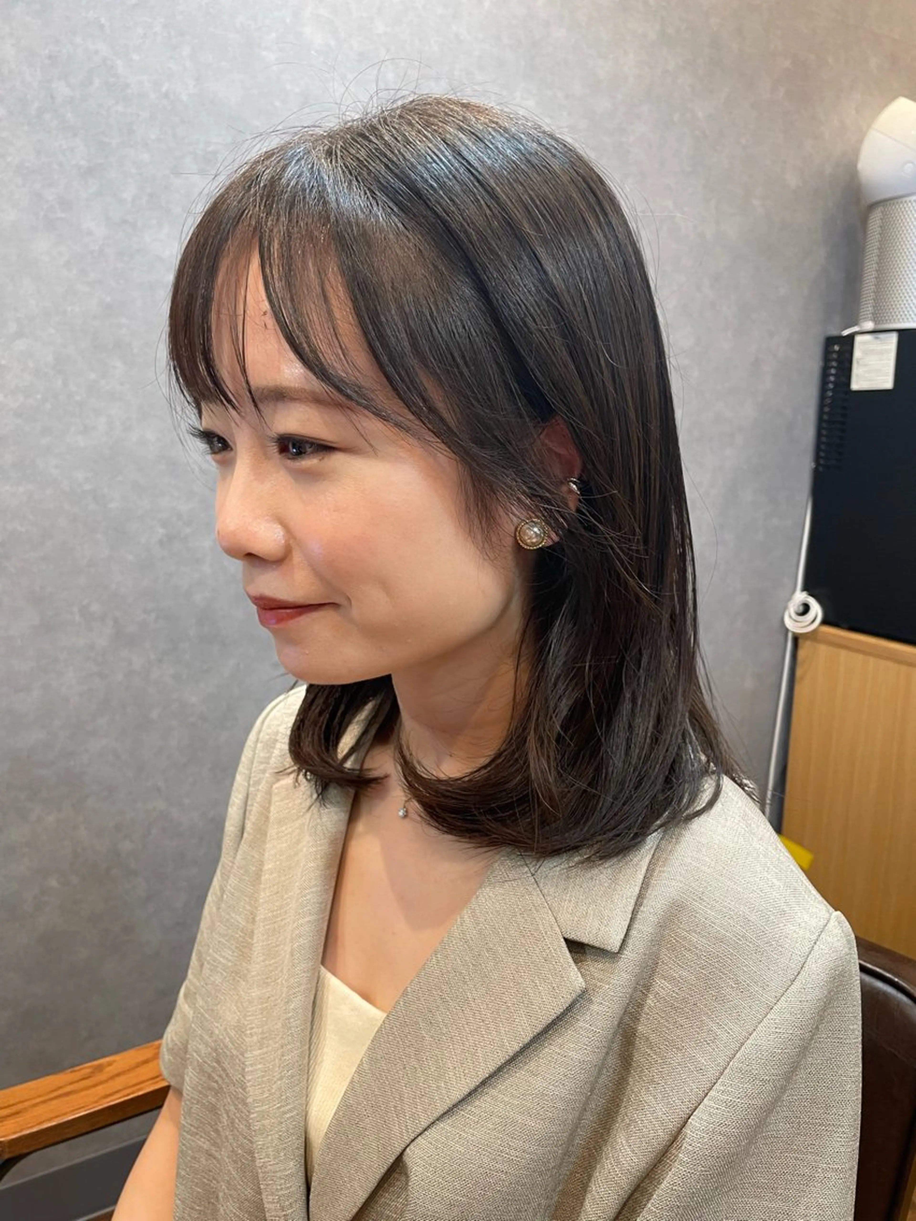 ミディアム カット ツヤ美髪💐 髪質改善/高山愛来のヘアスタイル