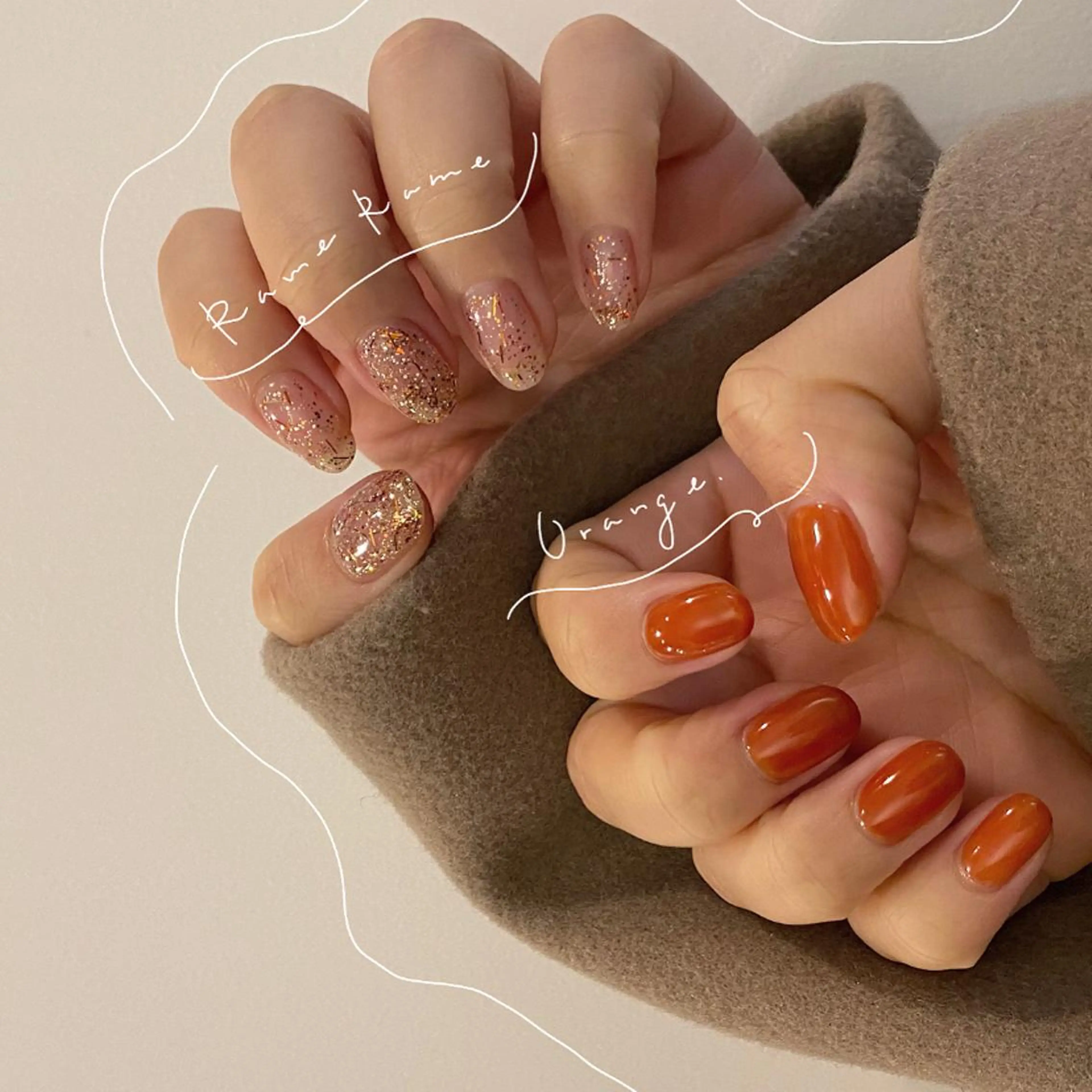 ネイル ワンカラーネイル ハンドネイル &. momoのネイルデザイン