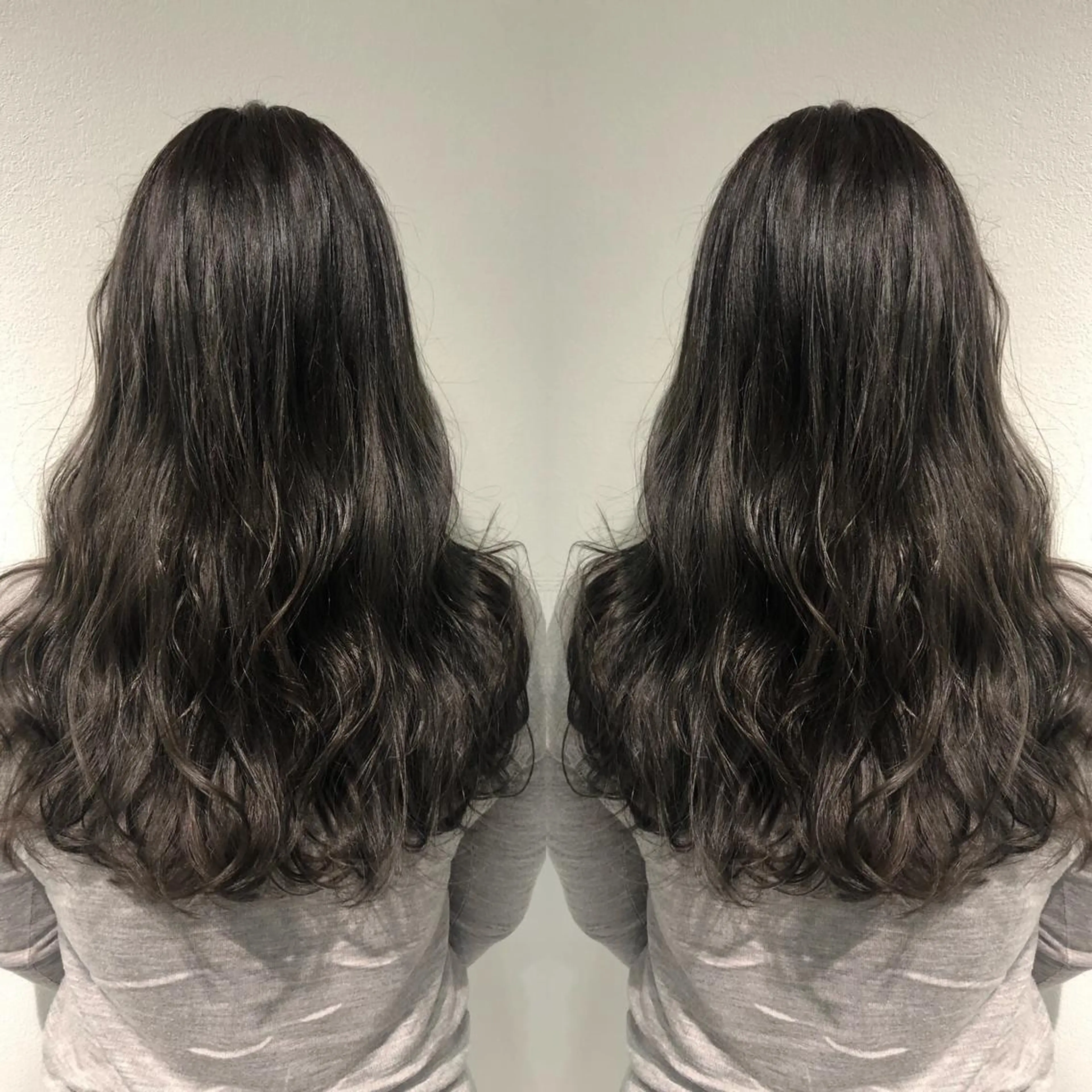 ロング カラー 縮毛矯正 トリートメント ♡美髪•艶髪♡砂川 なつきのヘアスタイル