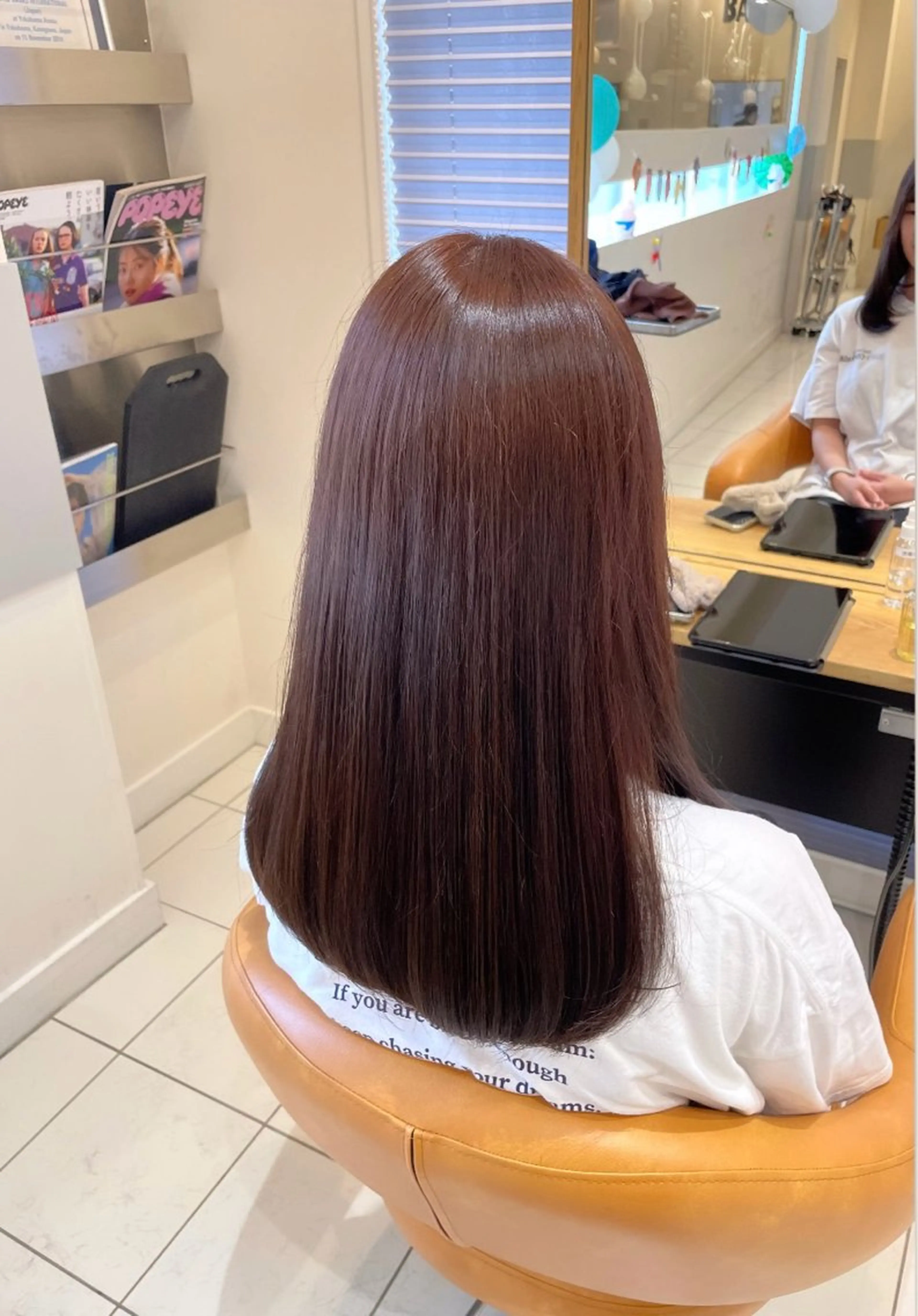 カラー カット ヘアカラー トリートメント 🪸暖色艶カラー/ shiori🫧のヘアスタイル