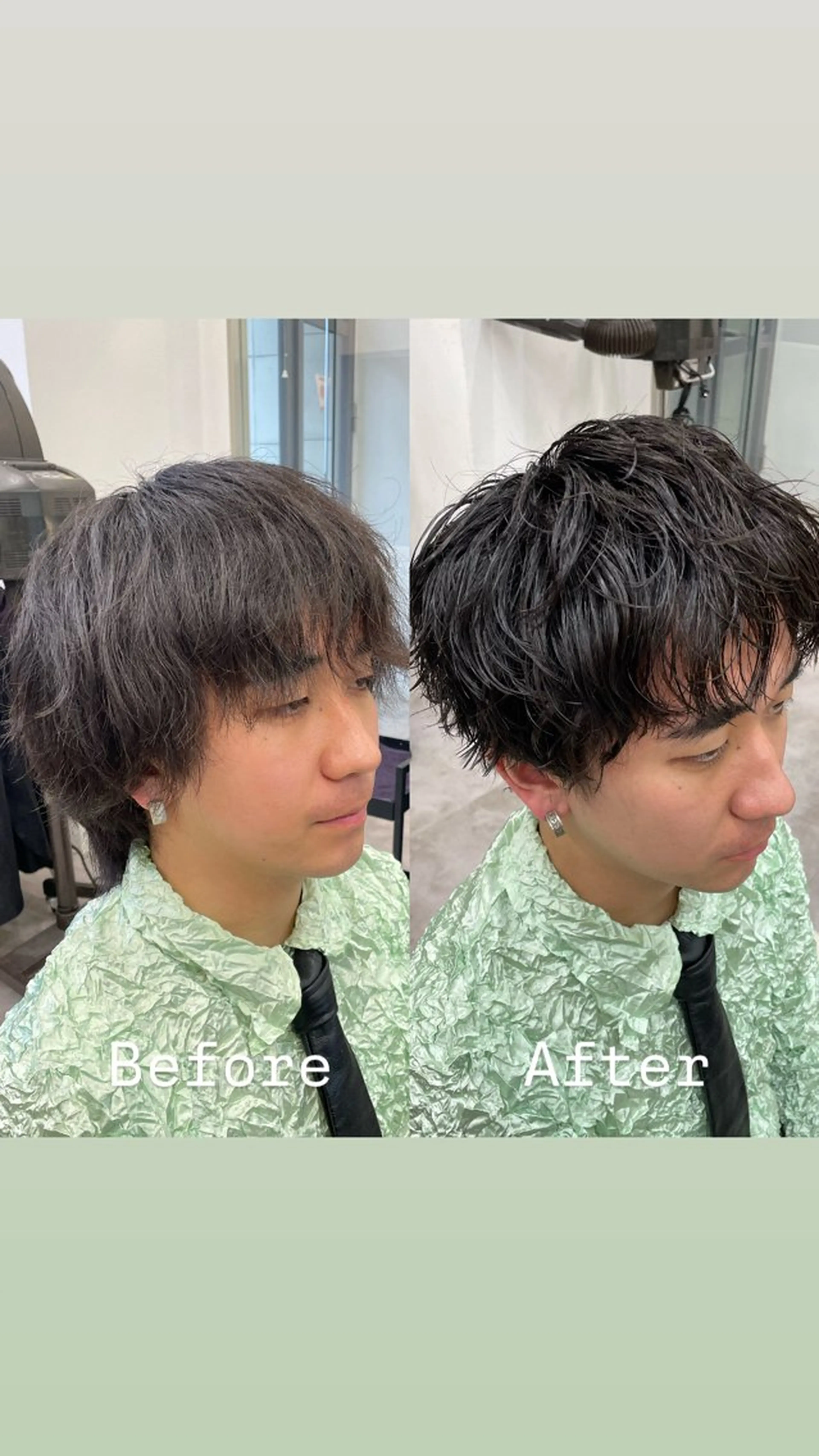 パーマ メンズ カット パーマ メンズ特化 / ツイスパ🔥高林拓斗のヘアスタイル