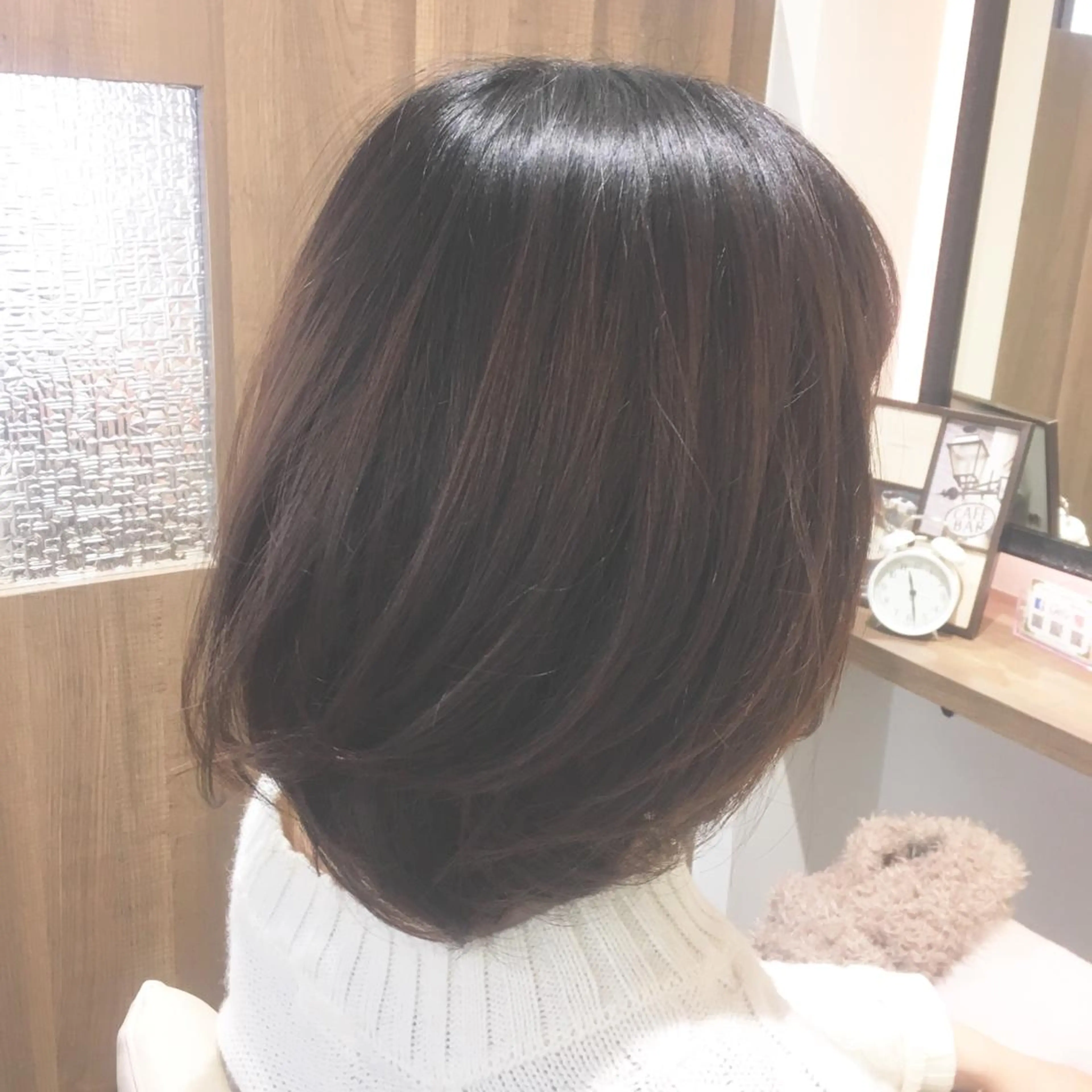 ミディアム ボブ レイヤーカット ギフト所属・yoshimi .のヘアスタイル