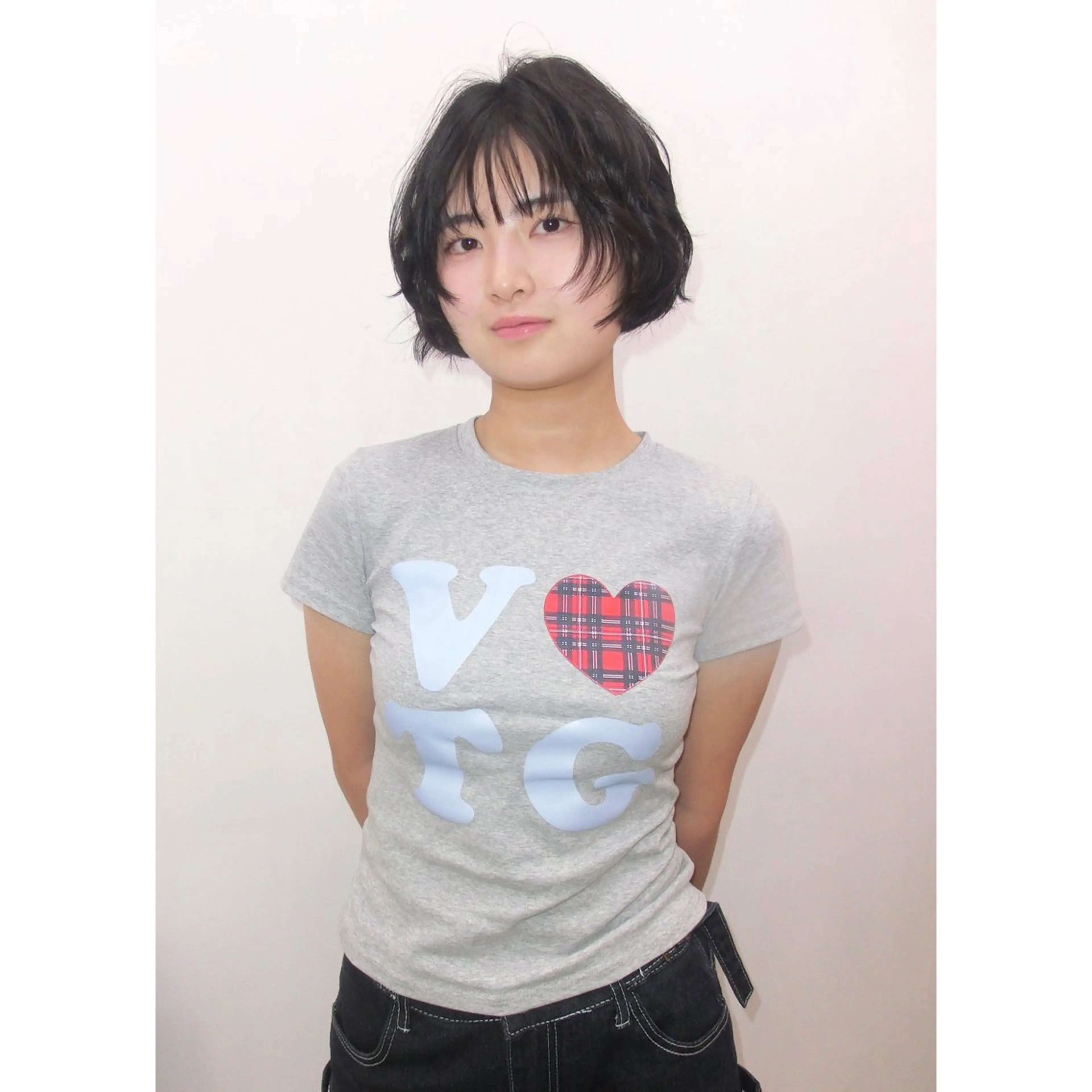 ショート カラー ヘアカラー トリートメント ヘアセット Kanna 神奈のヘアスタイル