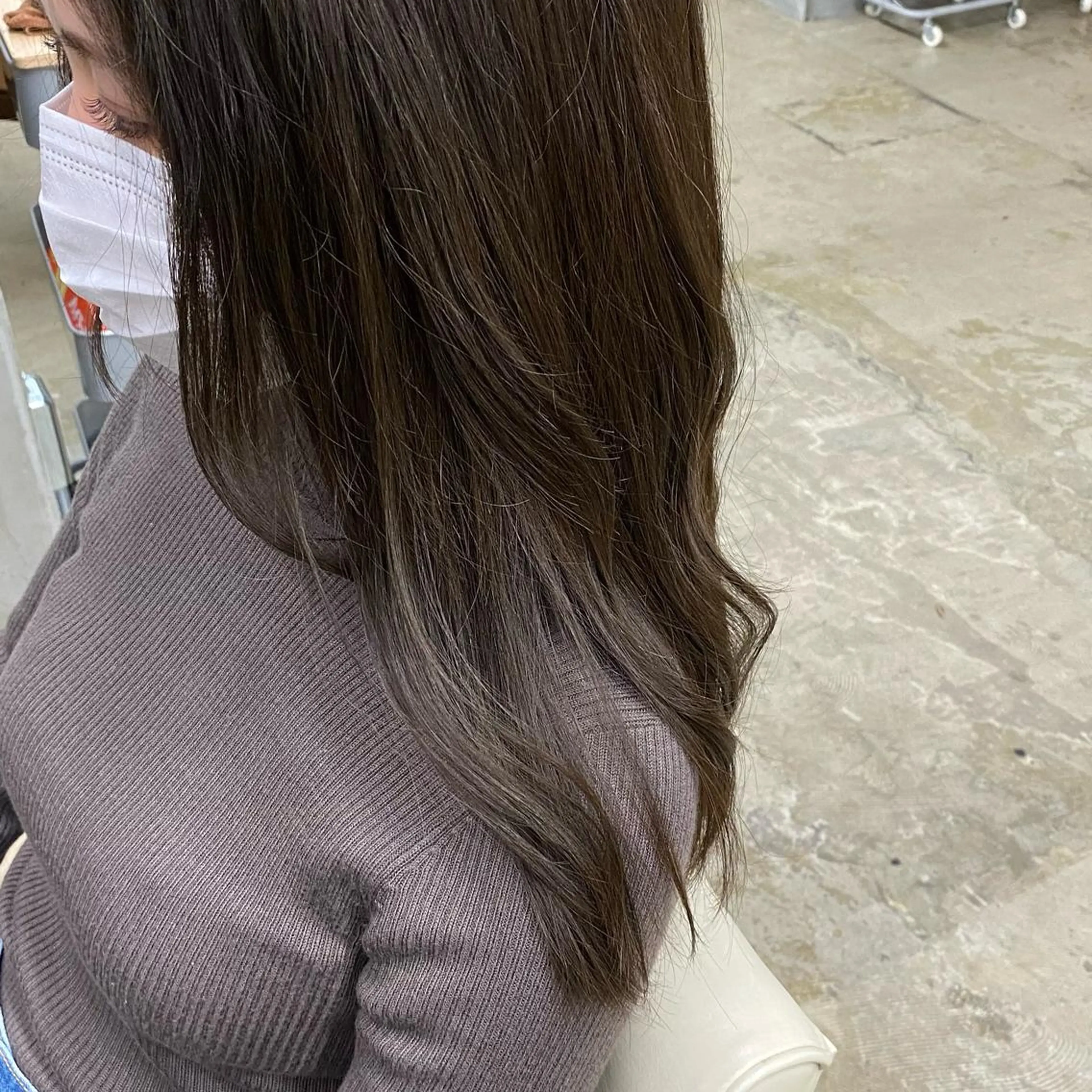 ロング シミズ アスカのヘアスタイル