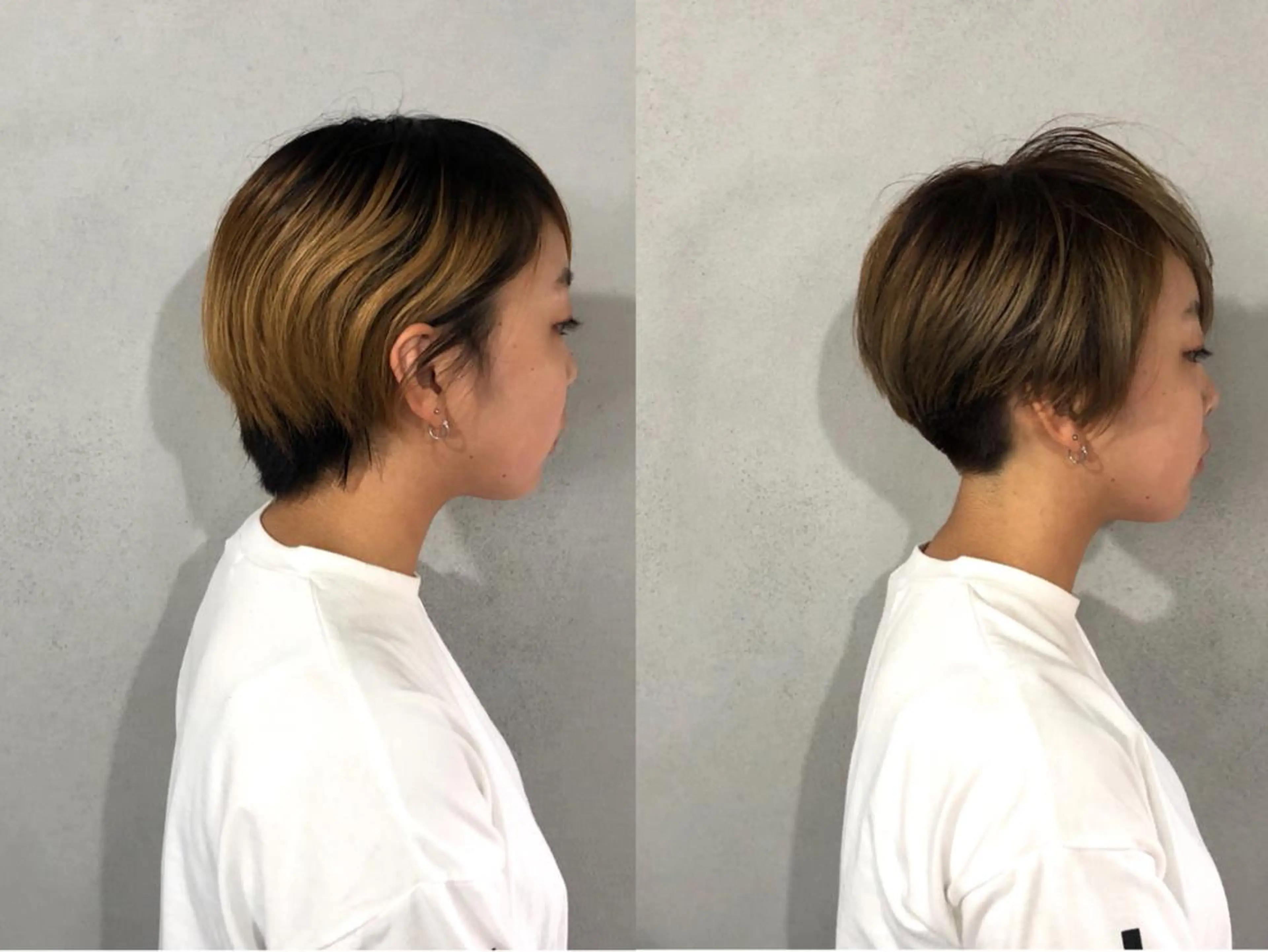 ショート カラー ショートヘア カット ヘアカラー トリートメント ボブ/ショート/ 白髪染め/メンズ葛西のヘアスタイル