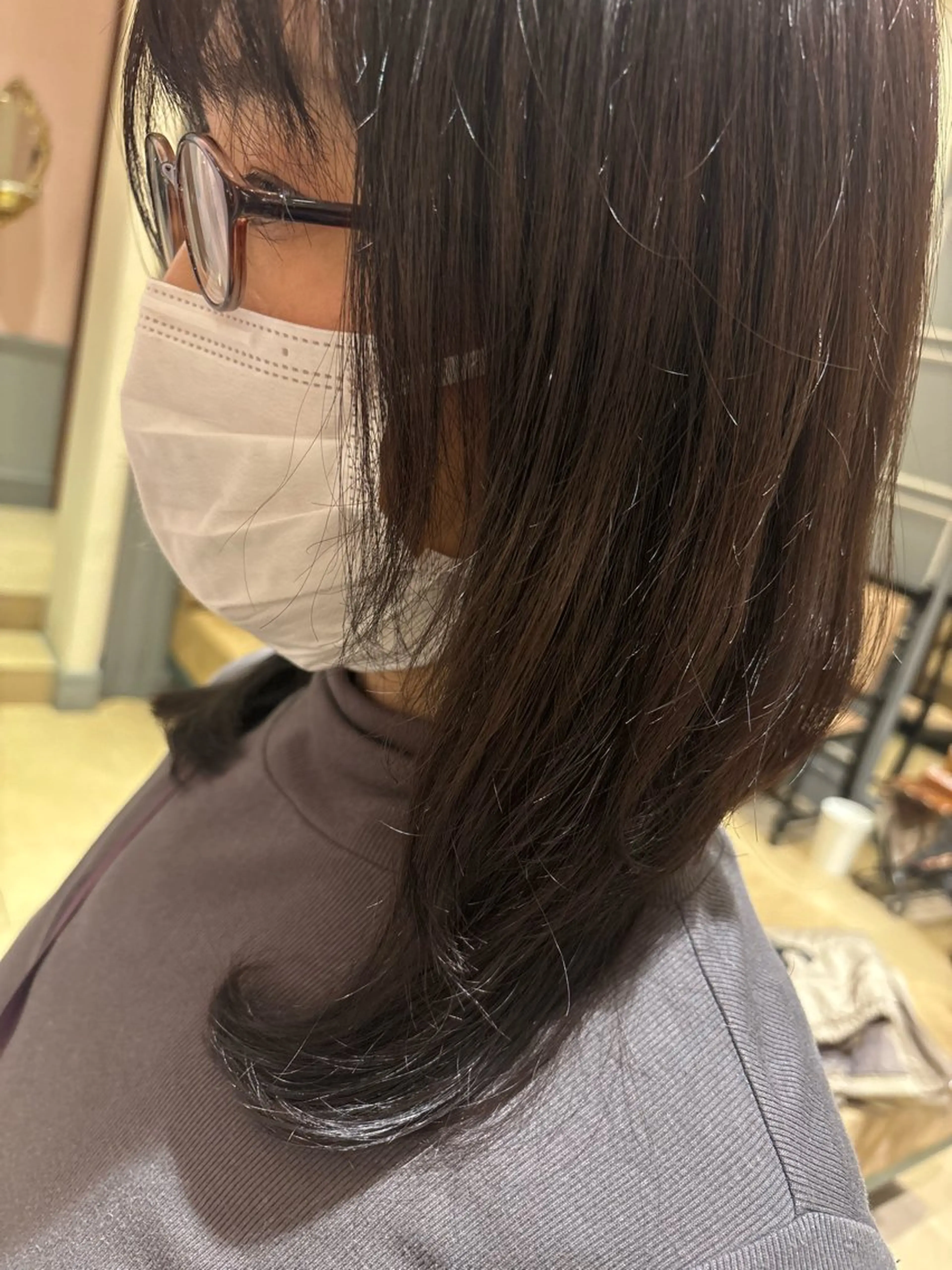 パーマ 上野 七奈穂のヘアスタイル