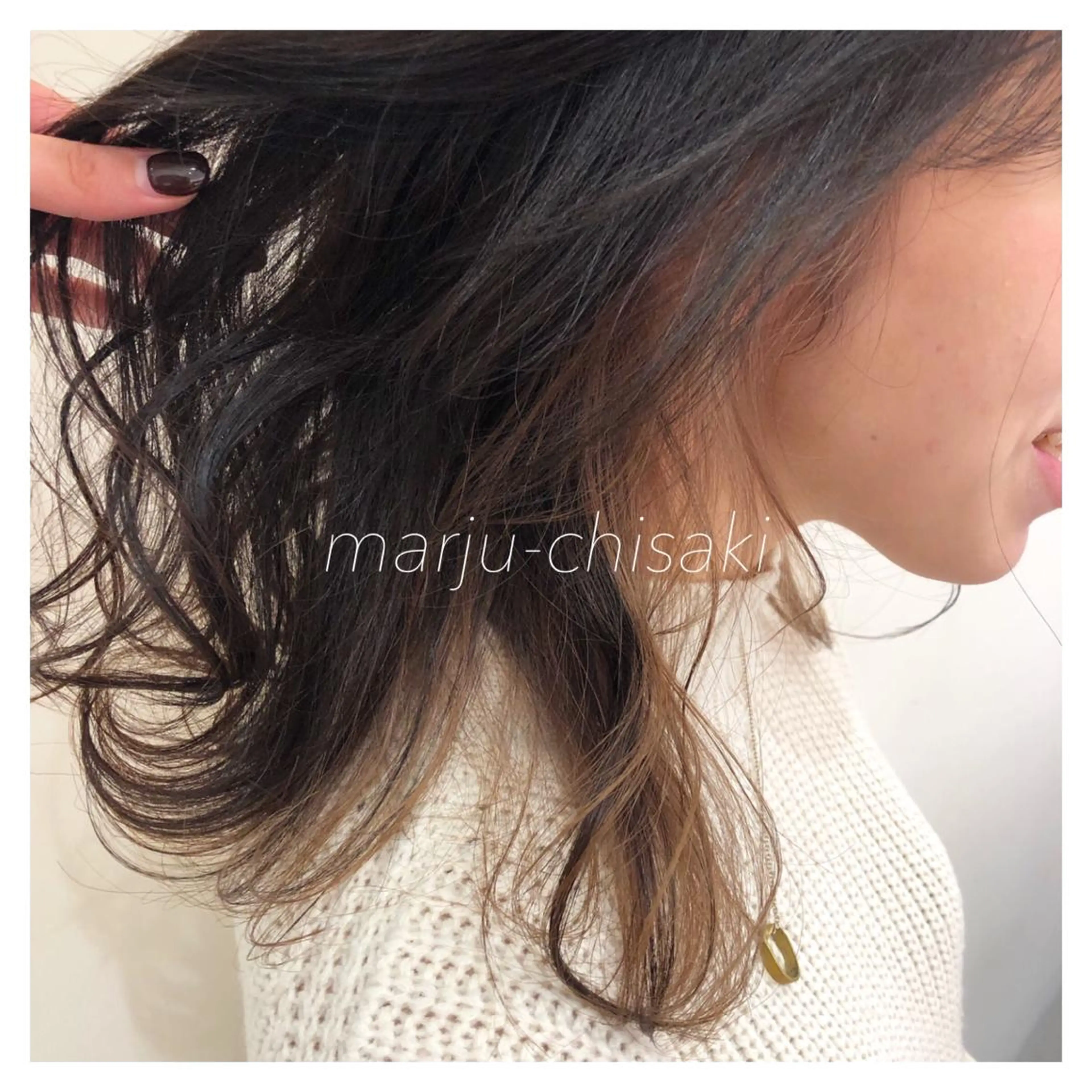 細めハイライト🩶 ボブ/レイヤーカットのヘアスタイル