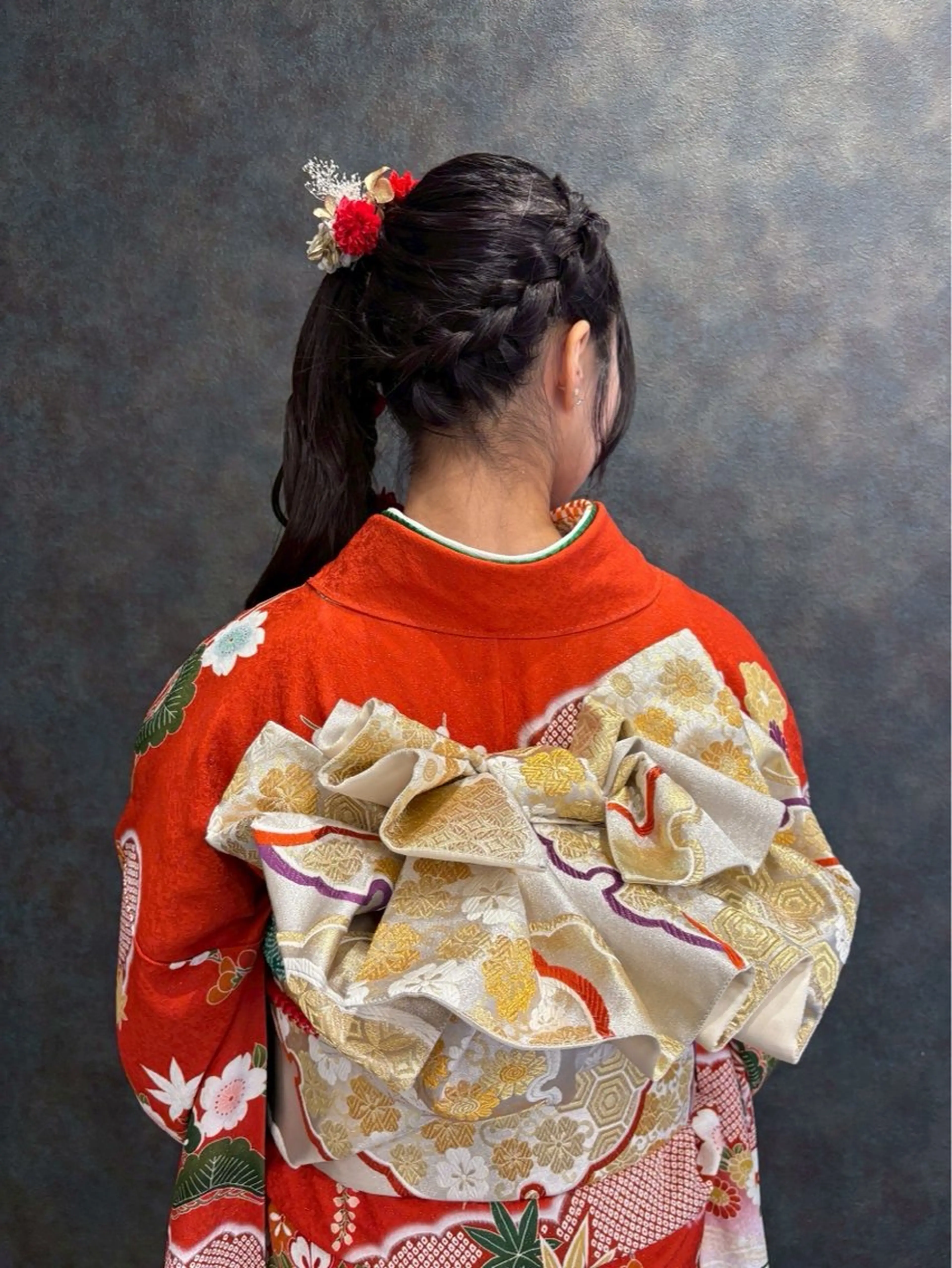 ロング ヘアアレンジ ヘアセット 🦋レイヤーカット 🌈MEGUのヘアスタイル