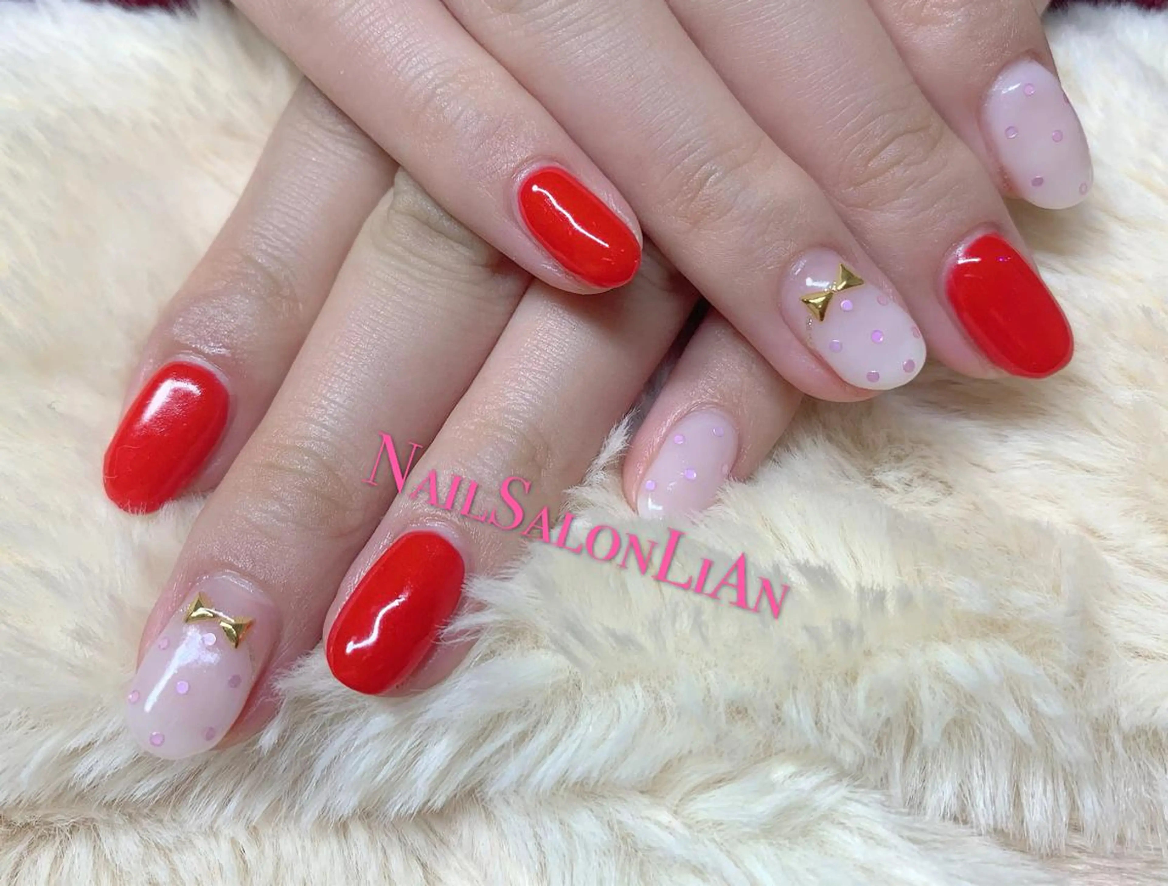 ネイル 持ち込み ハンドネイル NailSalon LiAnのネイルデザイン