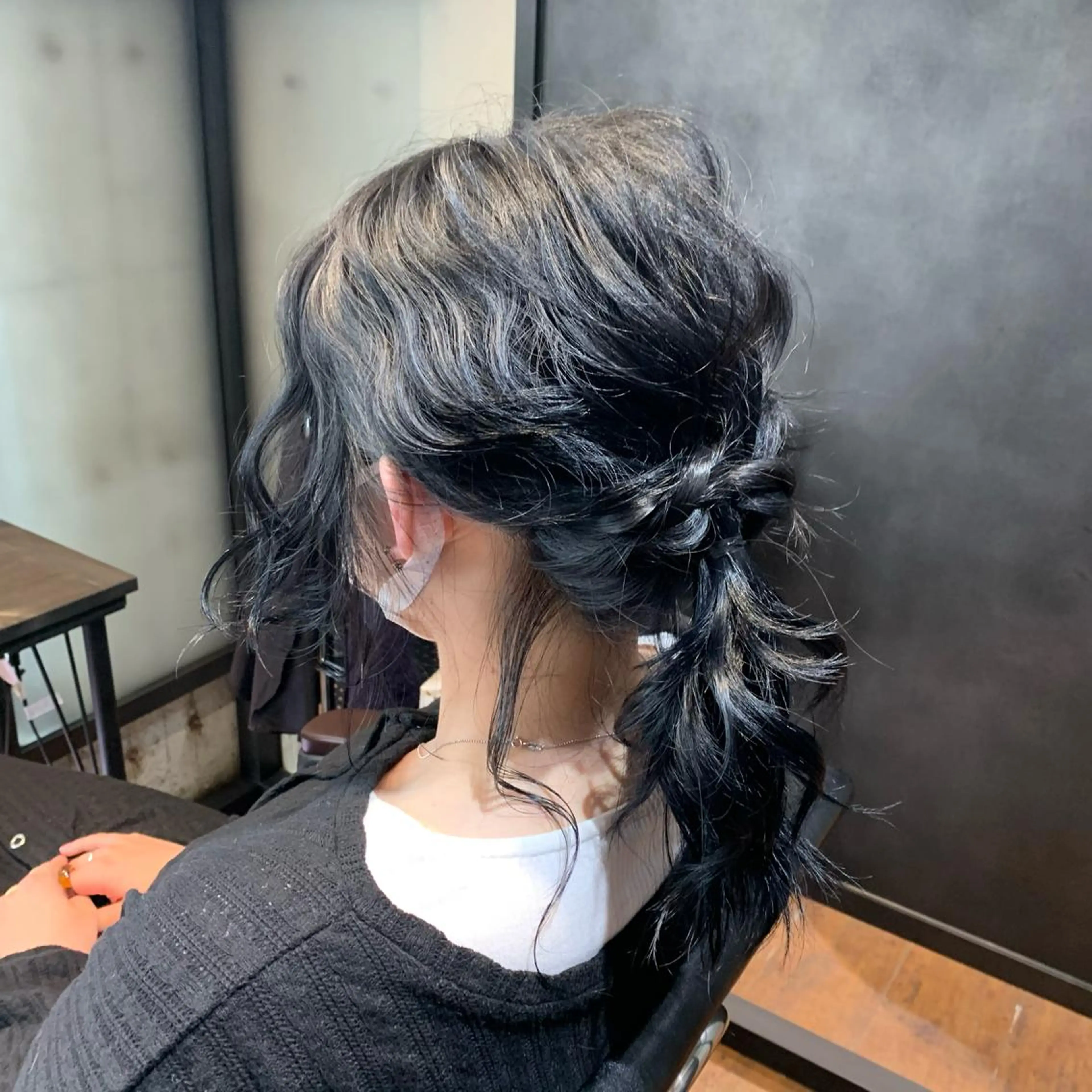 カラー ヘアアレンジ newi TATSUのヘアスタイル
