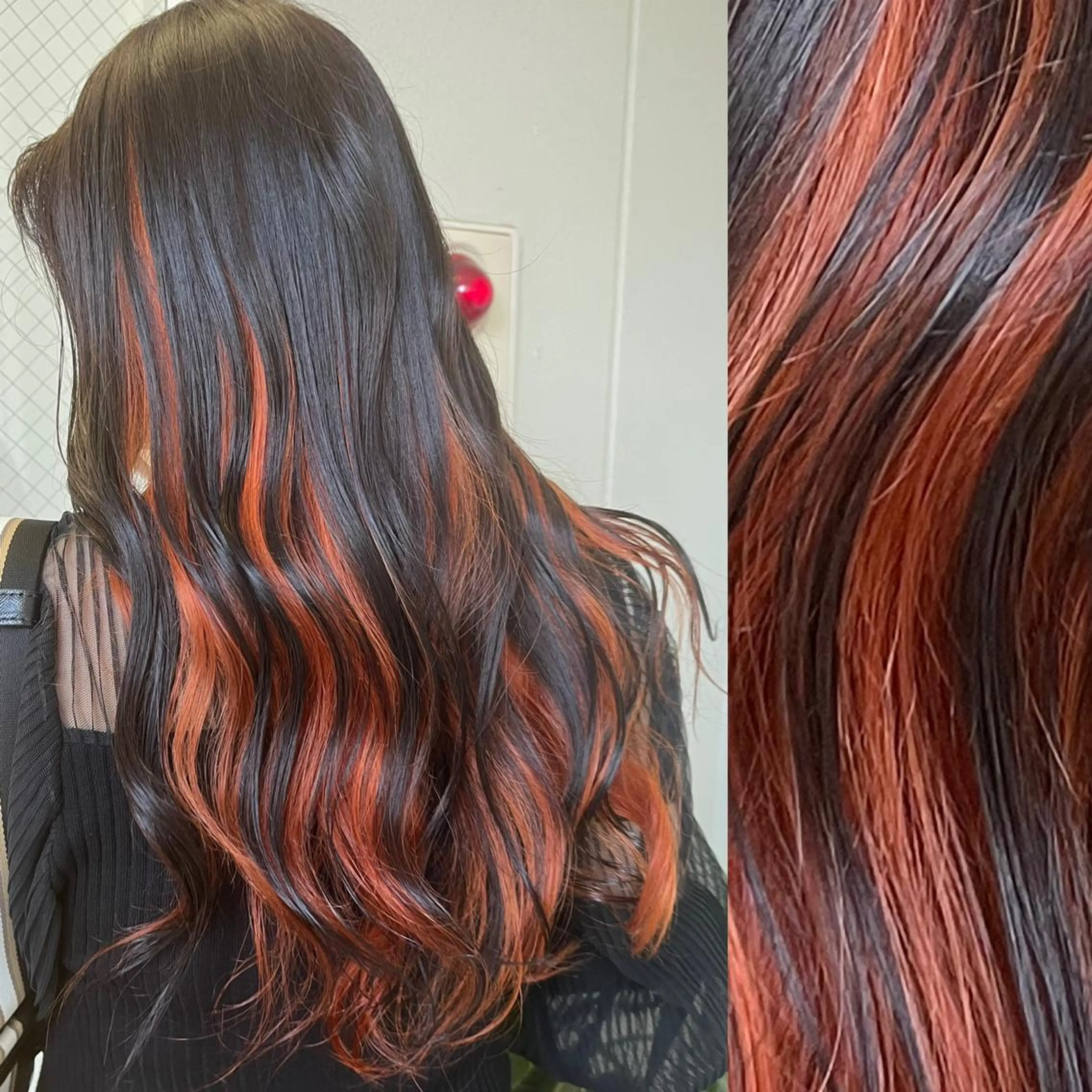 セミロング カラー ヘアアレンジ ベージュカラー ブリーチ ブラウンカラー ケアブリーチ カシス stylist ◎RUKI.のヘアスタイル