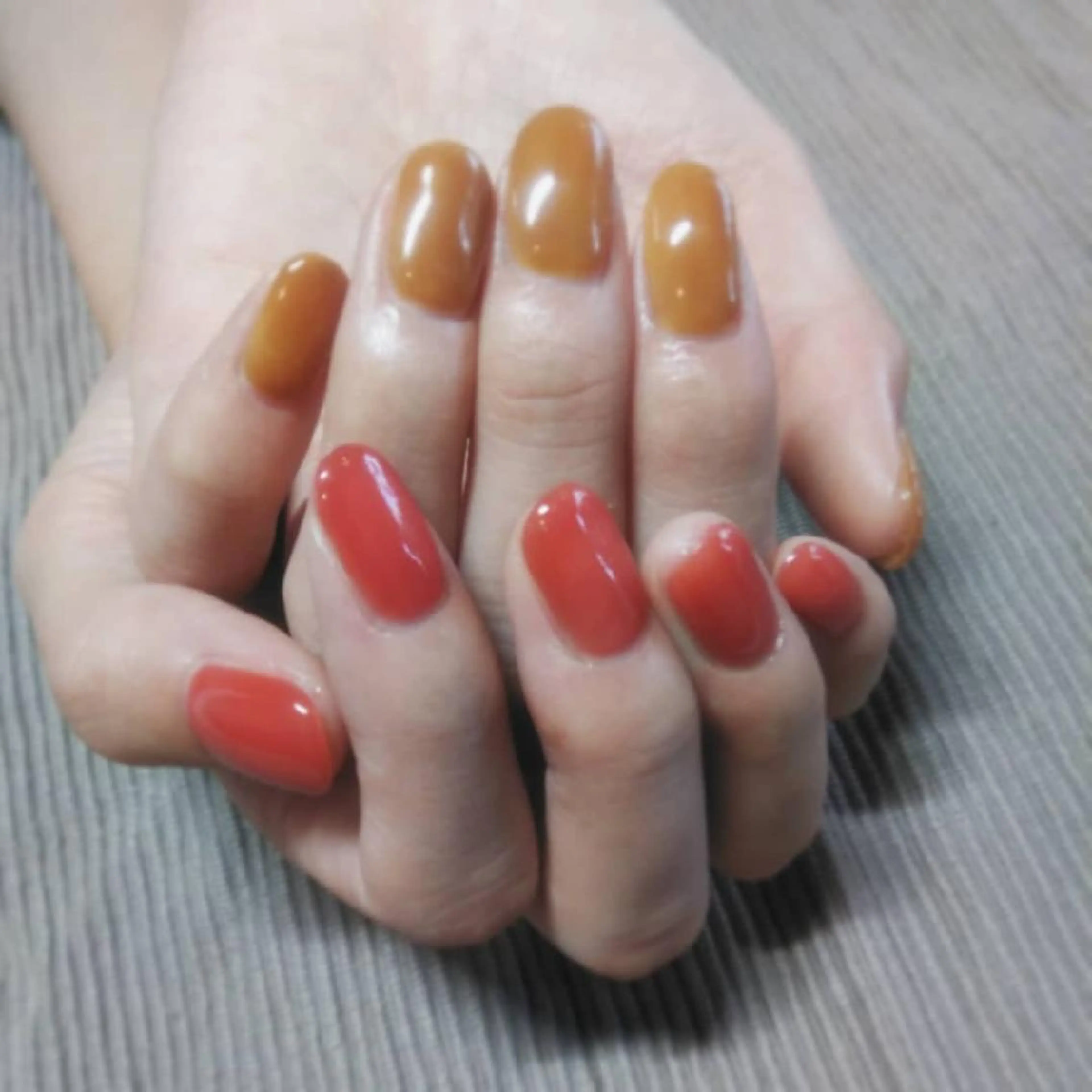 ネイル グラデーション ワンカラーネイル lyly.nail所属・lylynail YUUKAのネイルデザイン