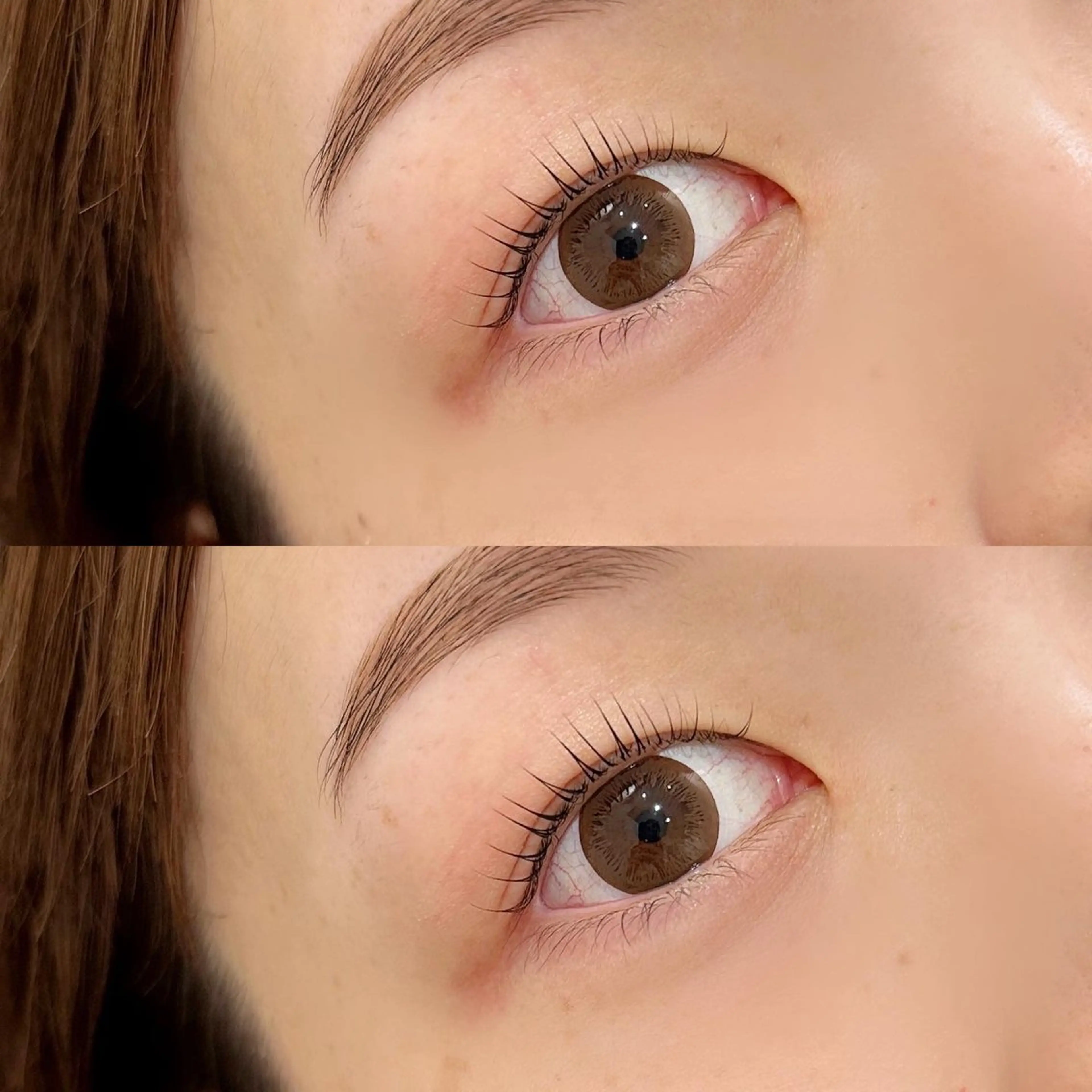 マツエク・マツパ アイブロウ パリジェンヌラッシュリフト 一重×まつ毛パーマ +me プラスミーの眉毛・アイブロウイメージ