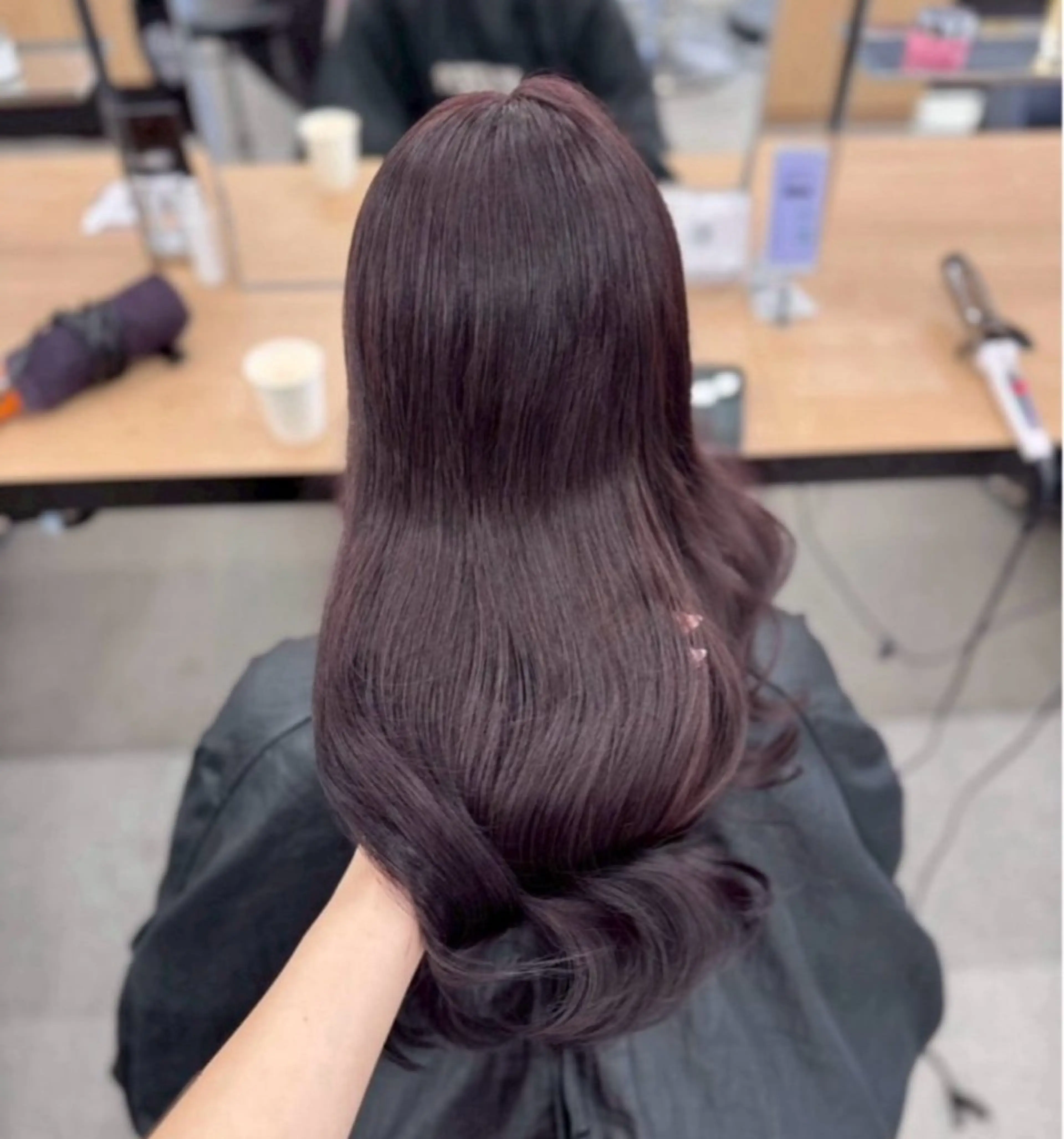 ロング ヘアカラー miku/ラベンダー 透明感カラー🪻❤︎のヘアスタイル