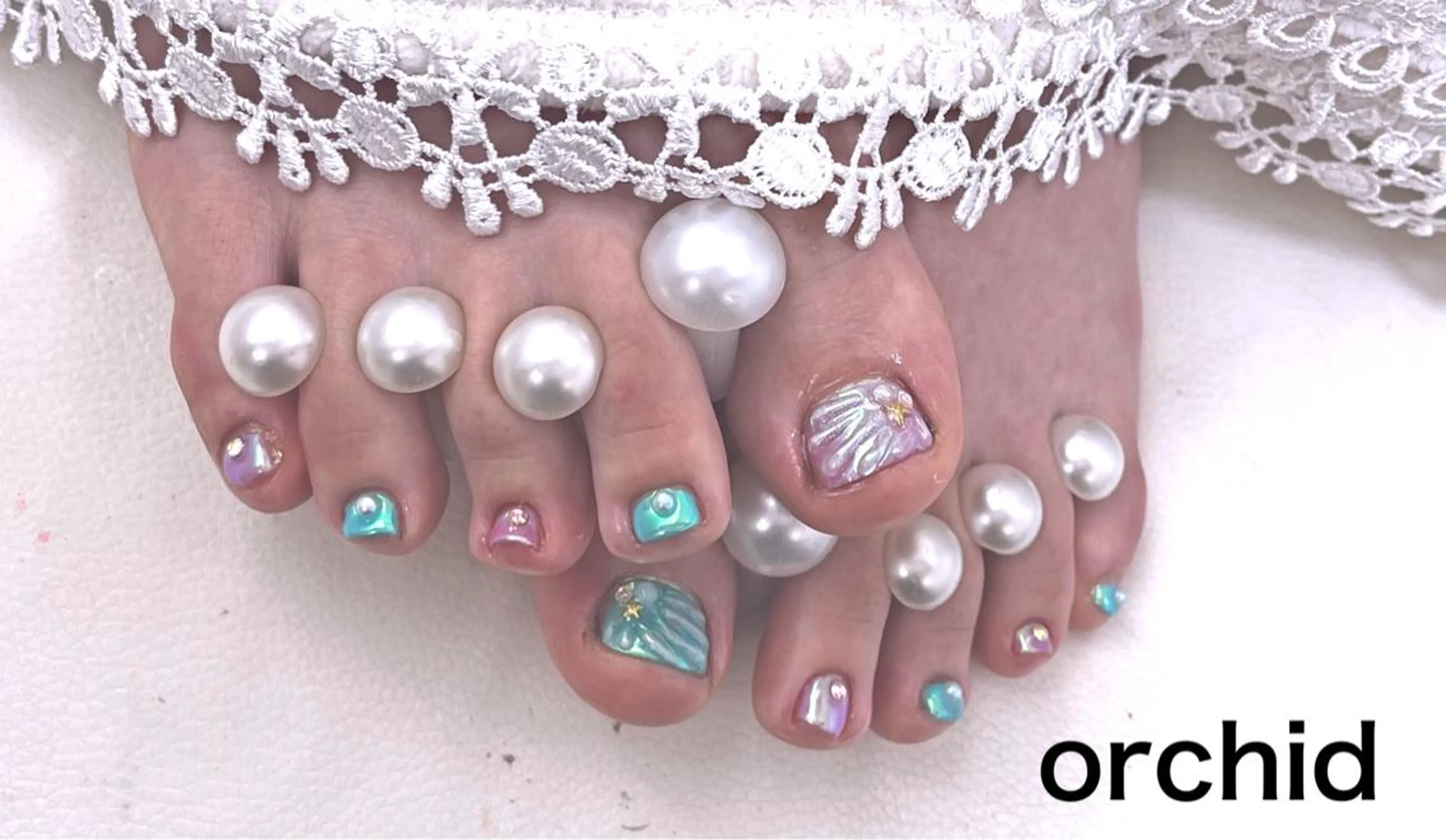 ネイル orchid ♡オーキッドのネイルデザイン