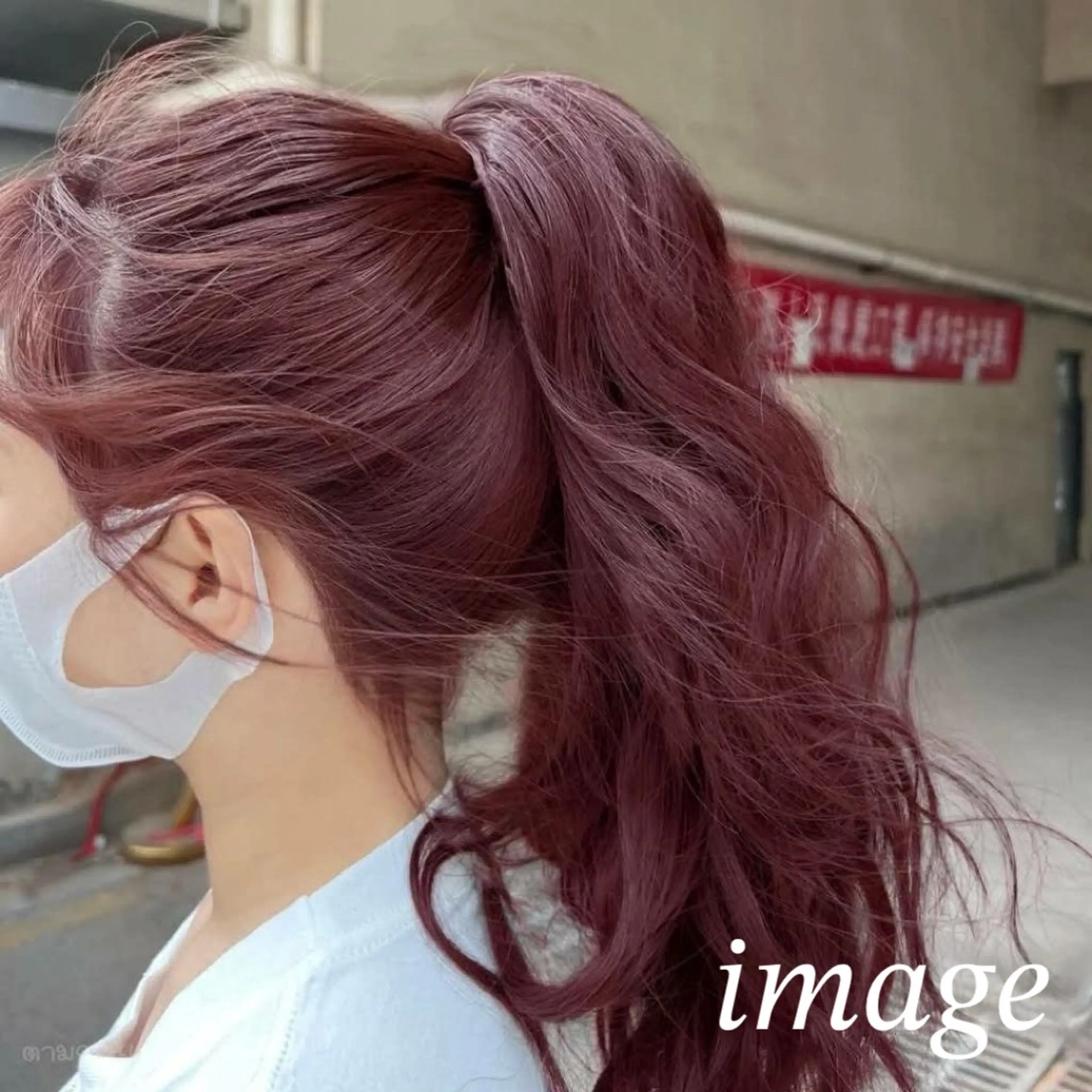 ロング ヘアカラー お洒落暖色 🍒AOI🍒のヘアスタイル