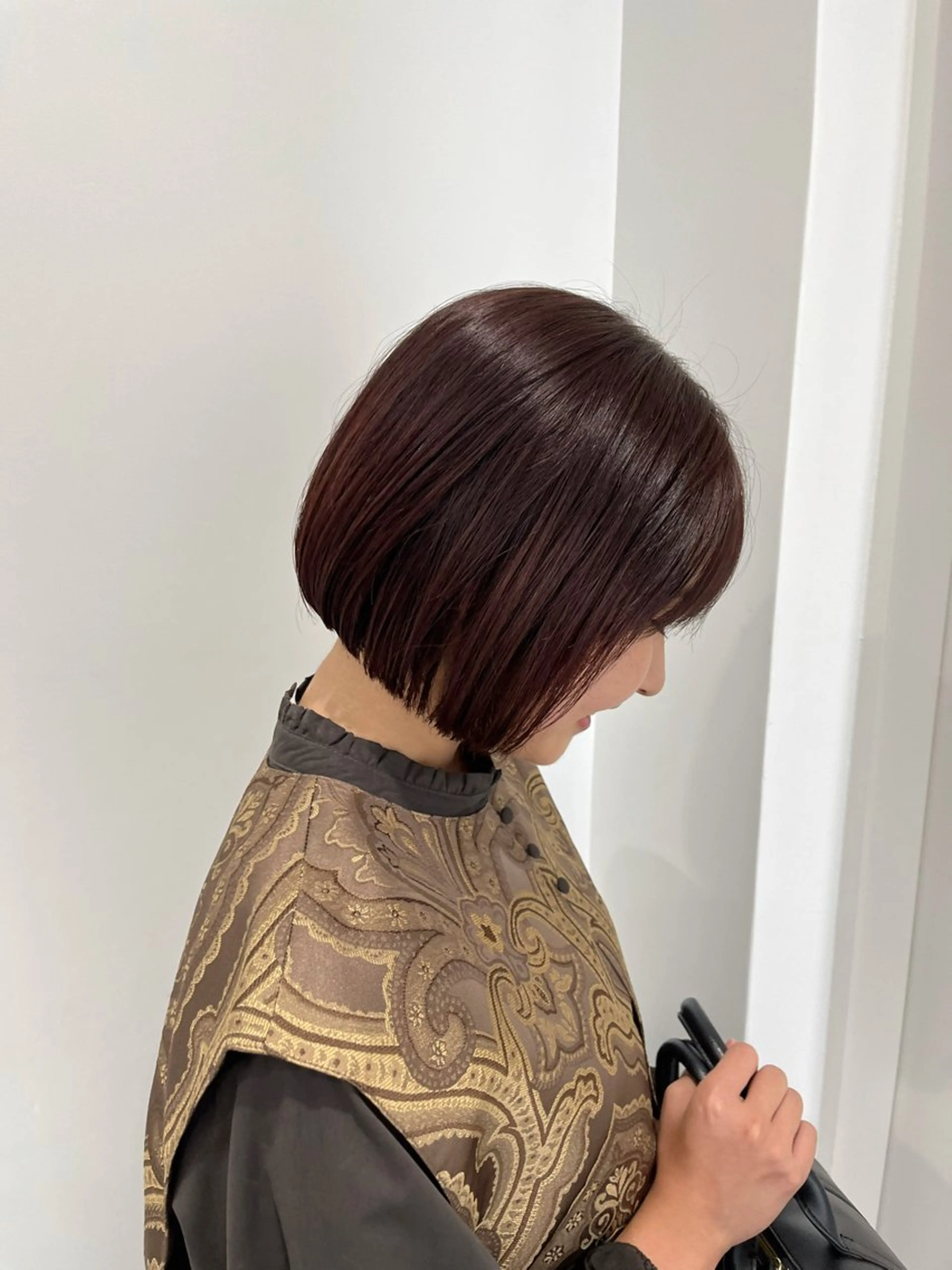 ショート 縮毛矯正/ハイトーン /パーマ/前原汐🎐のヘアスタイル