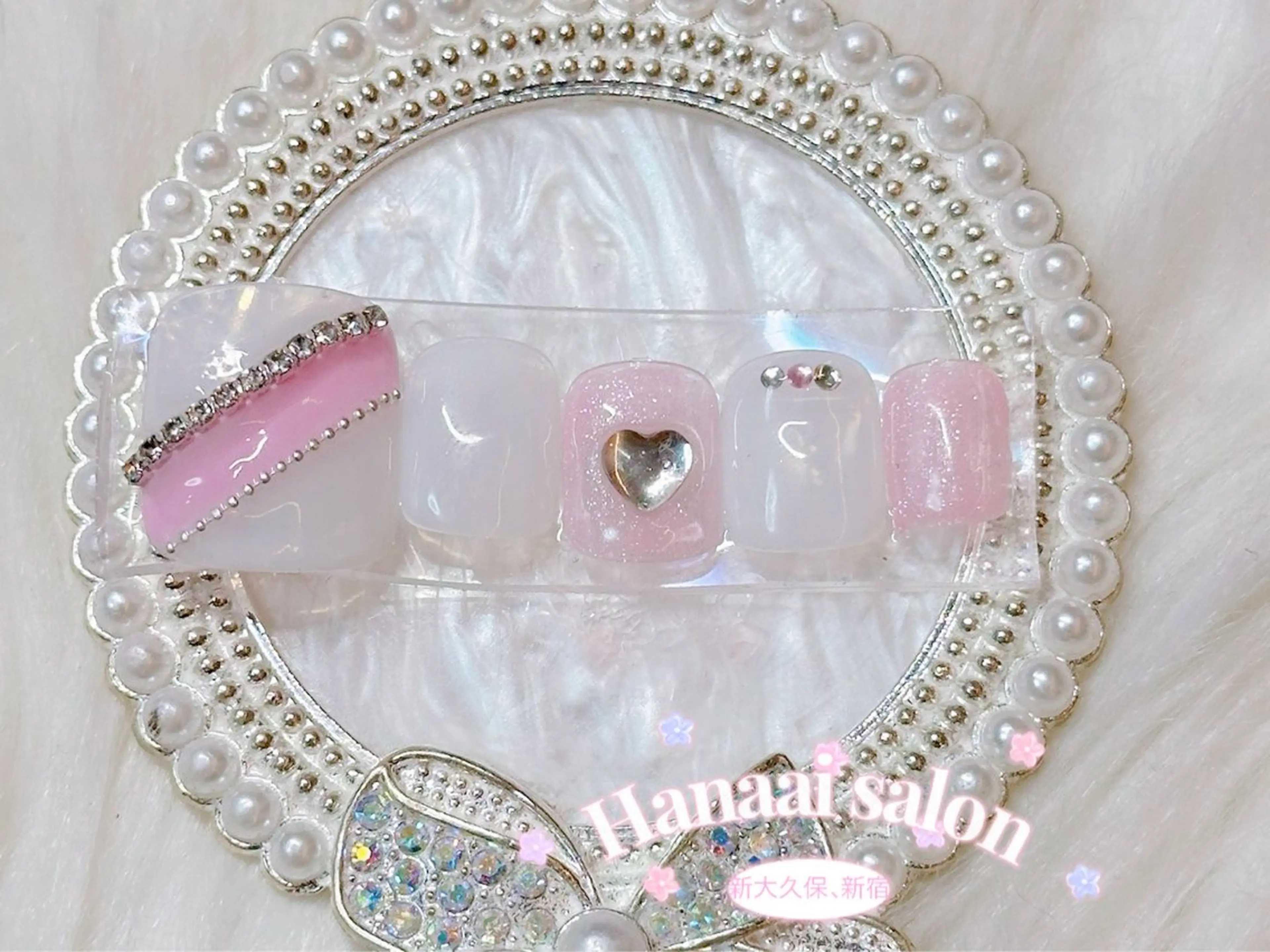 ショート フットネイル Hanaai salon あまねのネイルデザイン