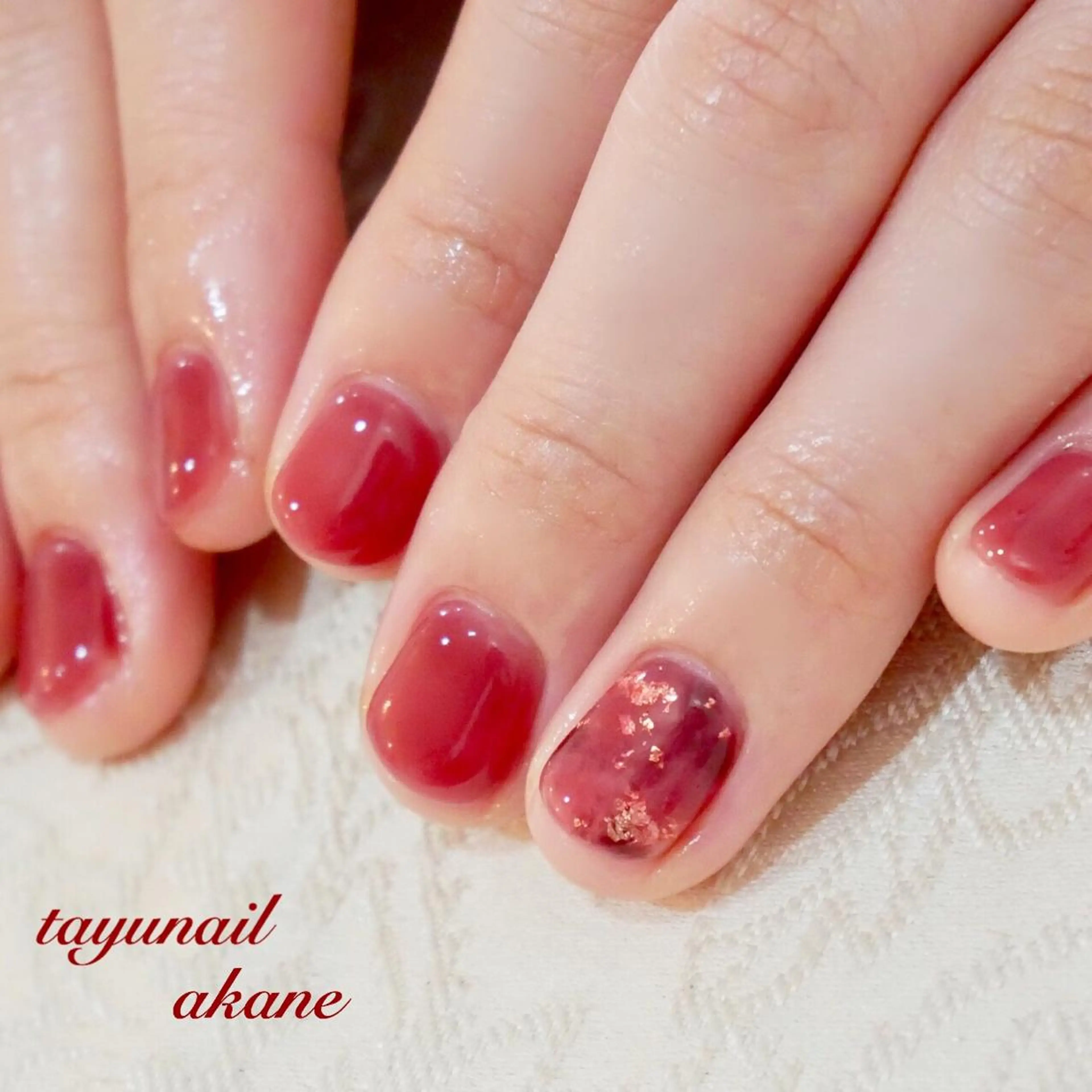 ネイル ハンドネイル ネイルサロン・ネイルスクール　たゆnail所属・ネイルサロン 【たゆnail】のネイルデザイン