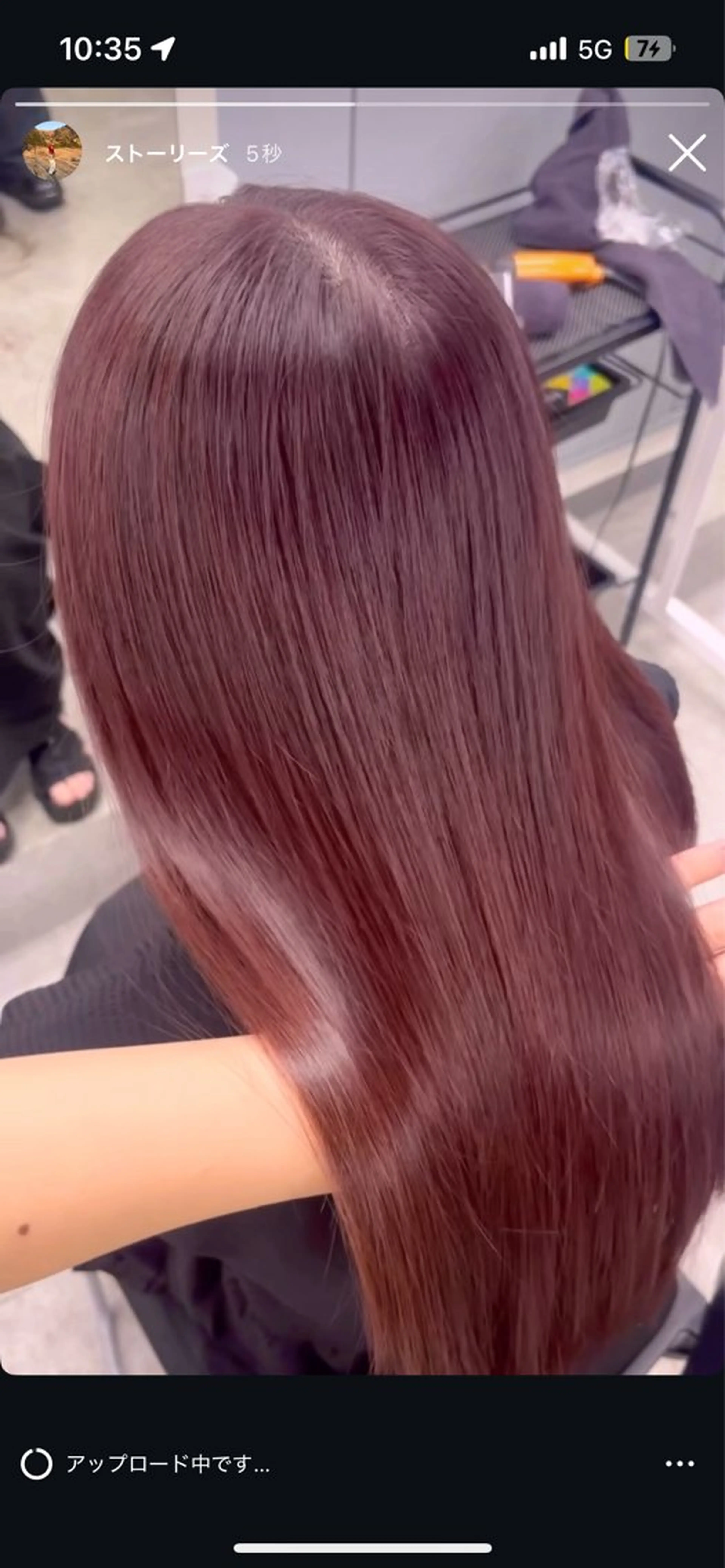 カラー 暖色メンズレディース 🍓優 音のヘアスタイル