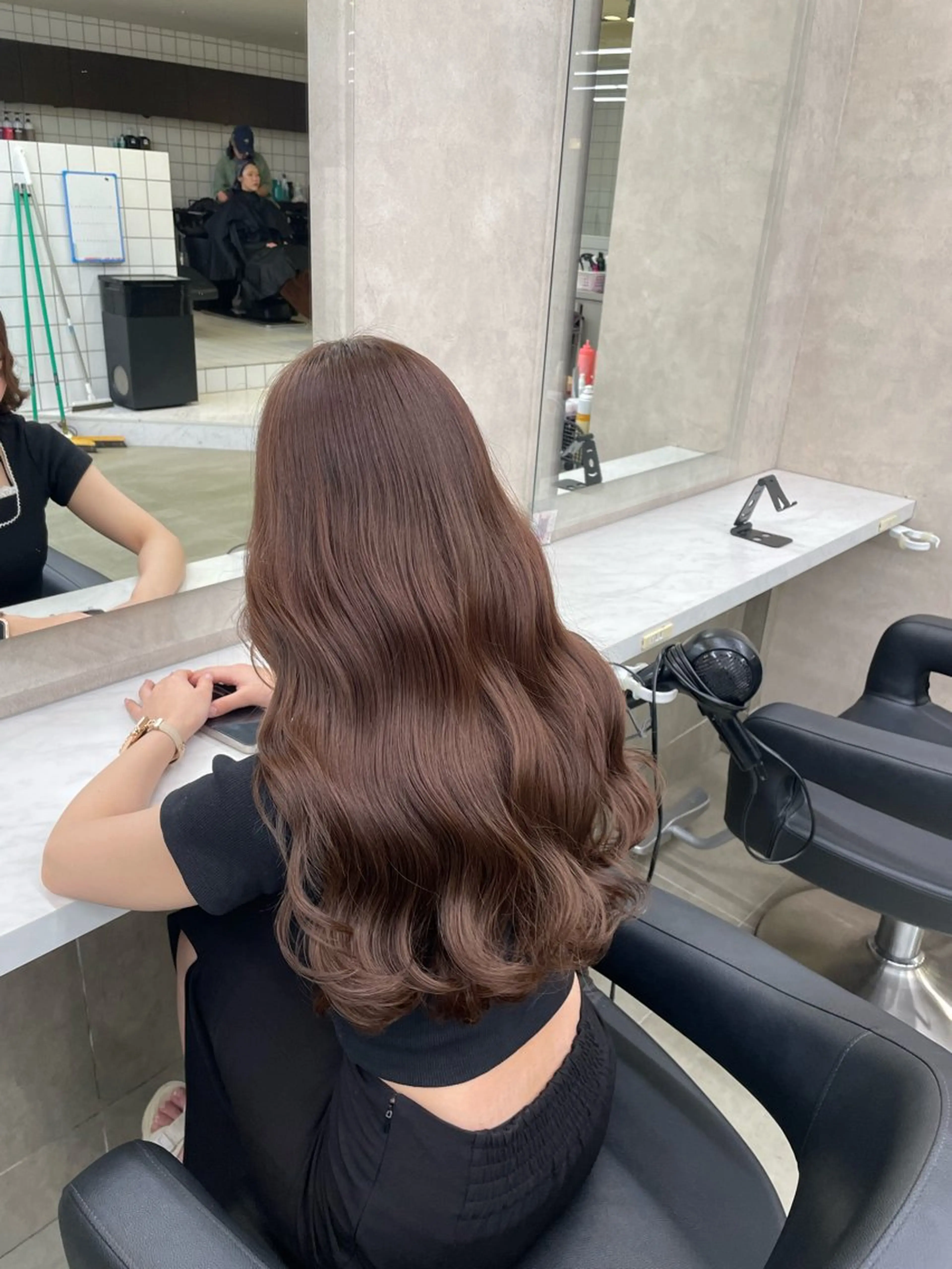 ロング カラー ヘアアレンジ 💗横浜美容室 💗HARUNAのヘアスタイル