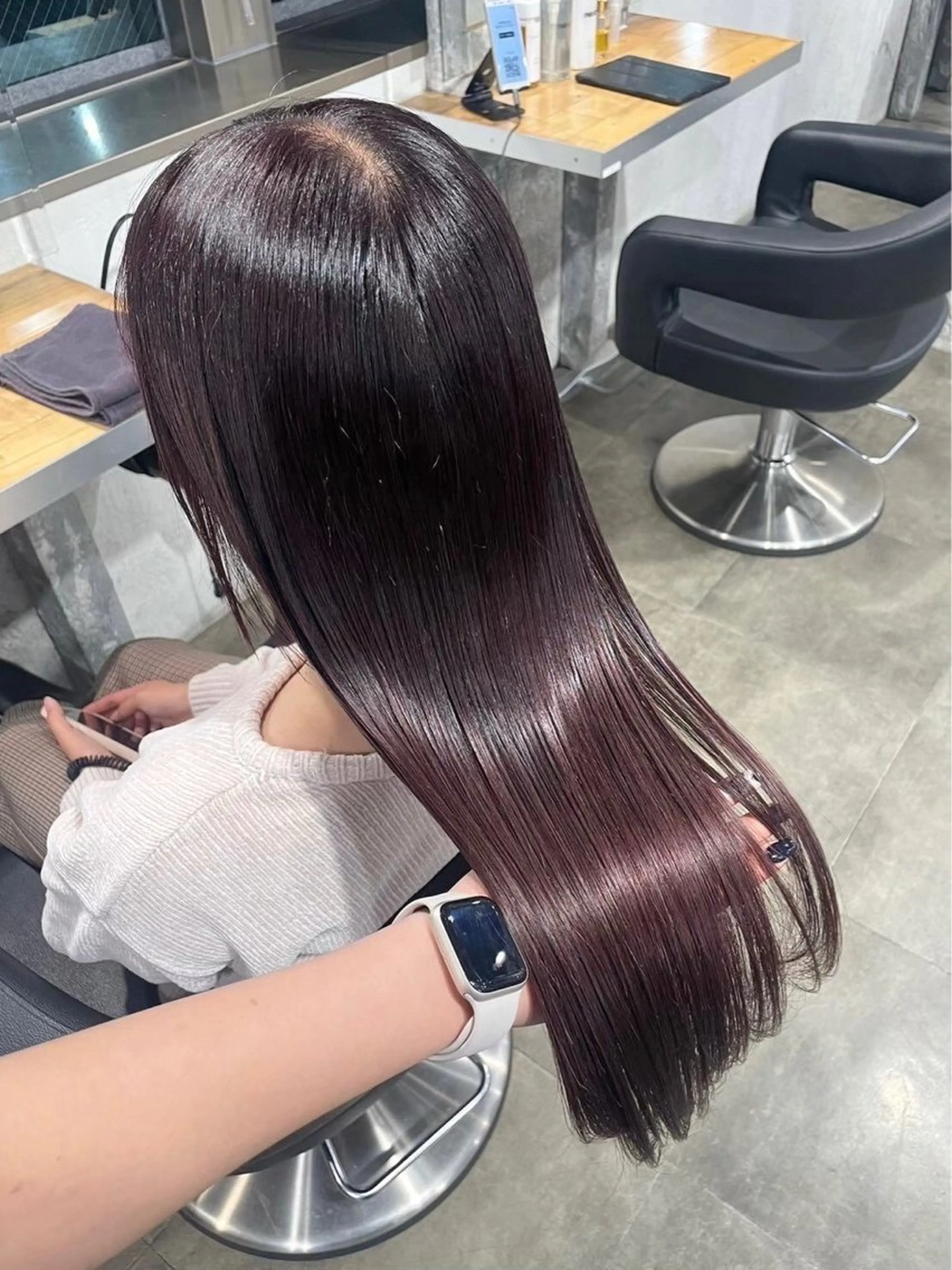 カラー ヘアカラー トリートメント ヘッドスパ ヘアセット ブリーチなし透明感 💗RYOTAのヘアスタイル