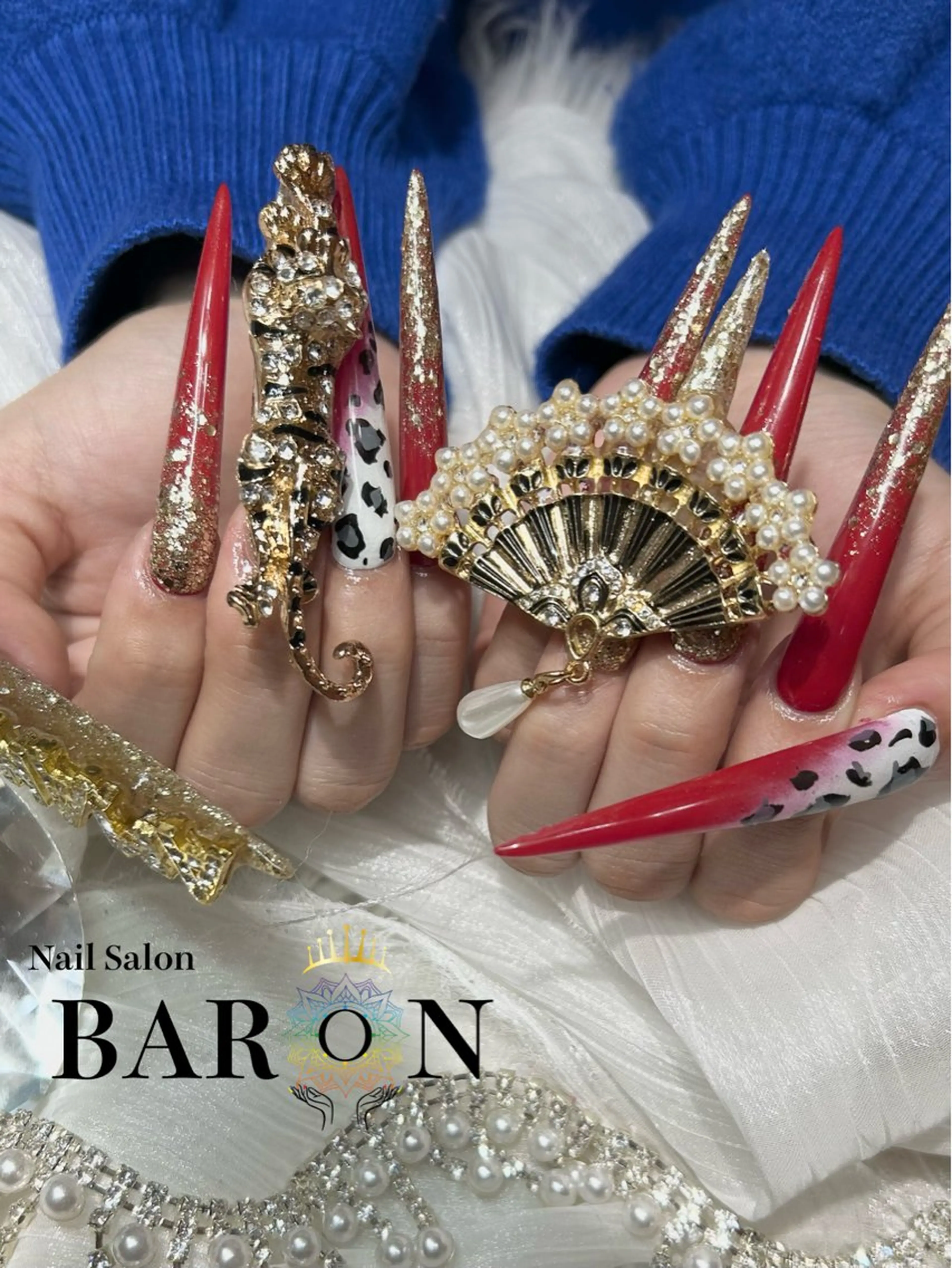 ネイル ハンドネイル BARON MEGUMIのネイルデザイン