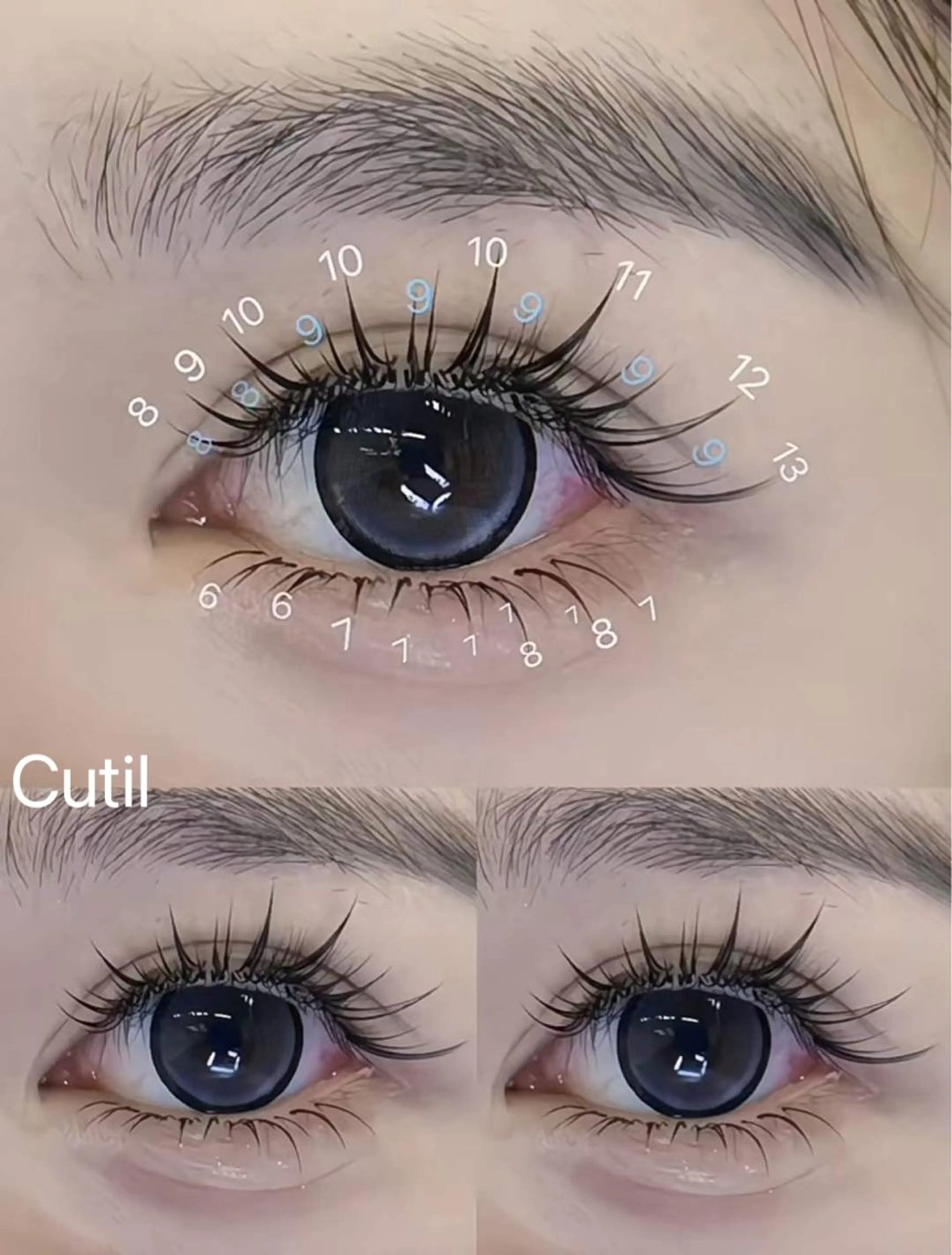 マツエク・マツパ Cutil . eyelash 🍊のマツエク・マツパデザイン
