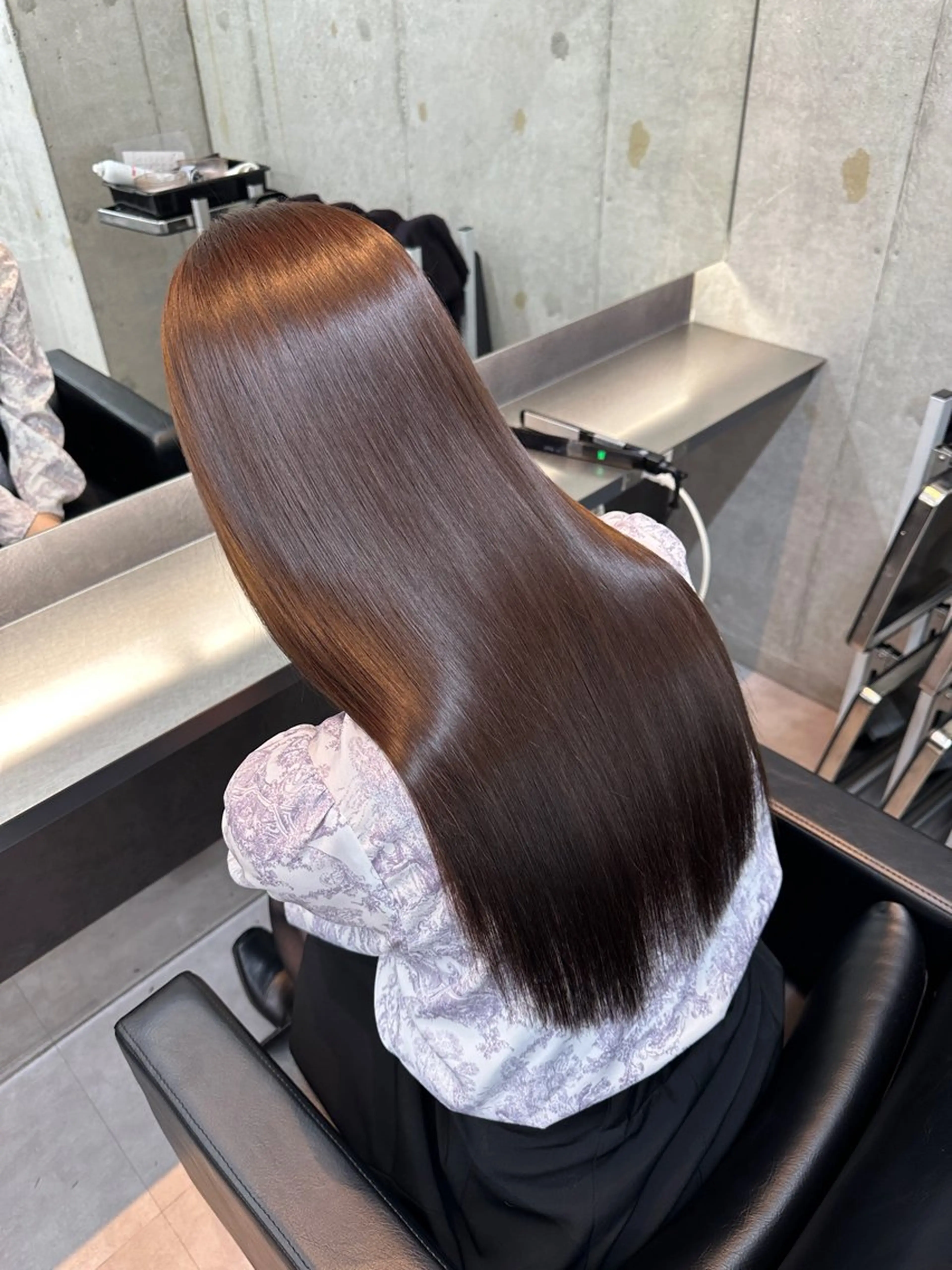 ロング 美髪縮毛矯正/ 髪質改善 RYOTAのヘアスタイル