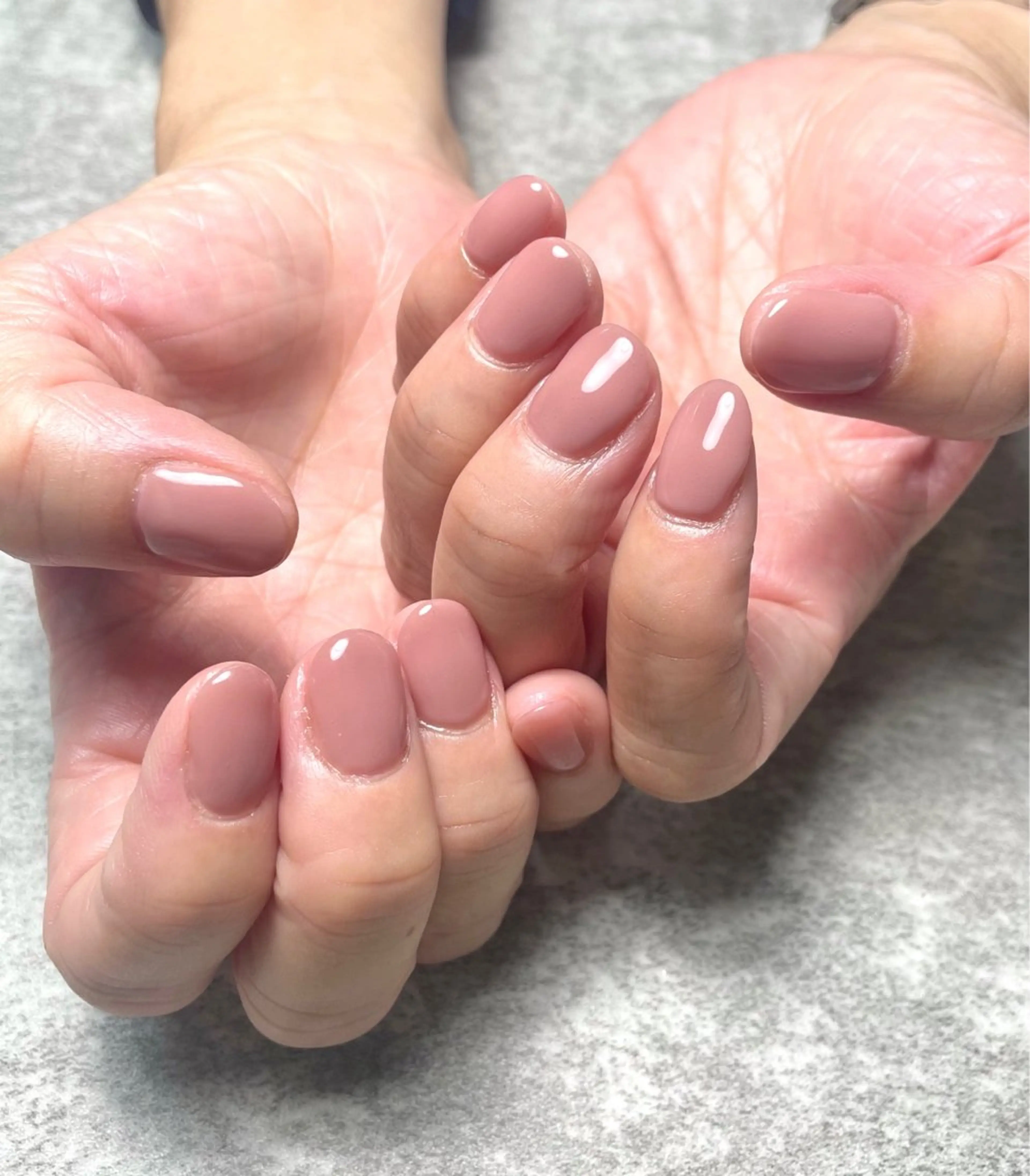 ネイル ワンカラーネイル ハンドネイル RISA joie nailのネイルデザイン