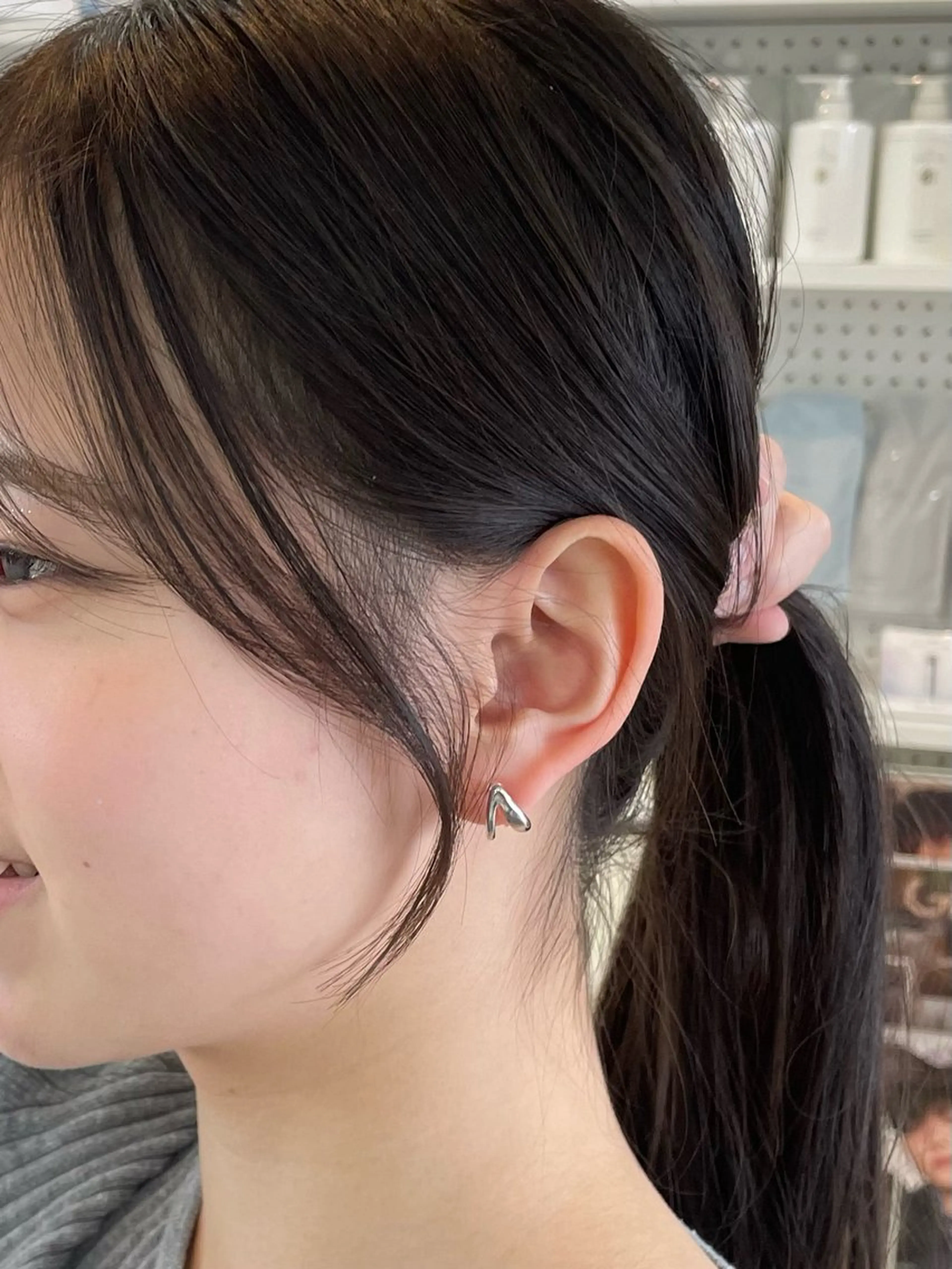 セミロング カット 前川 瑞希のヘアスタイル