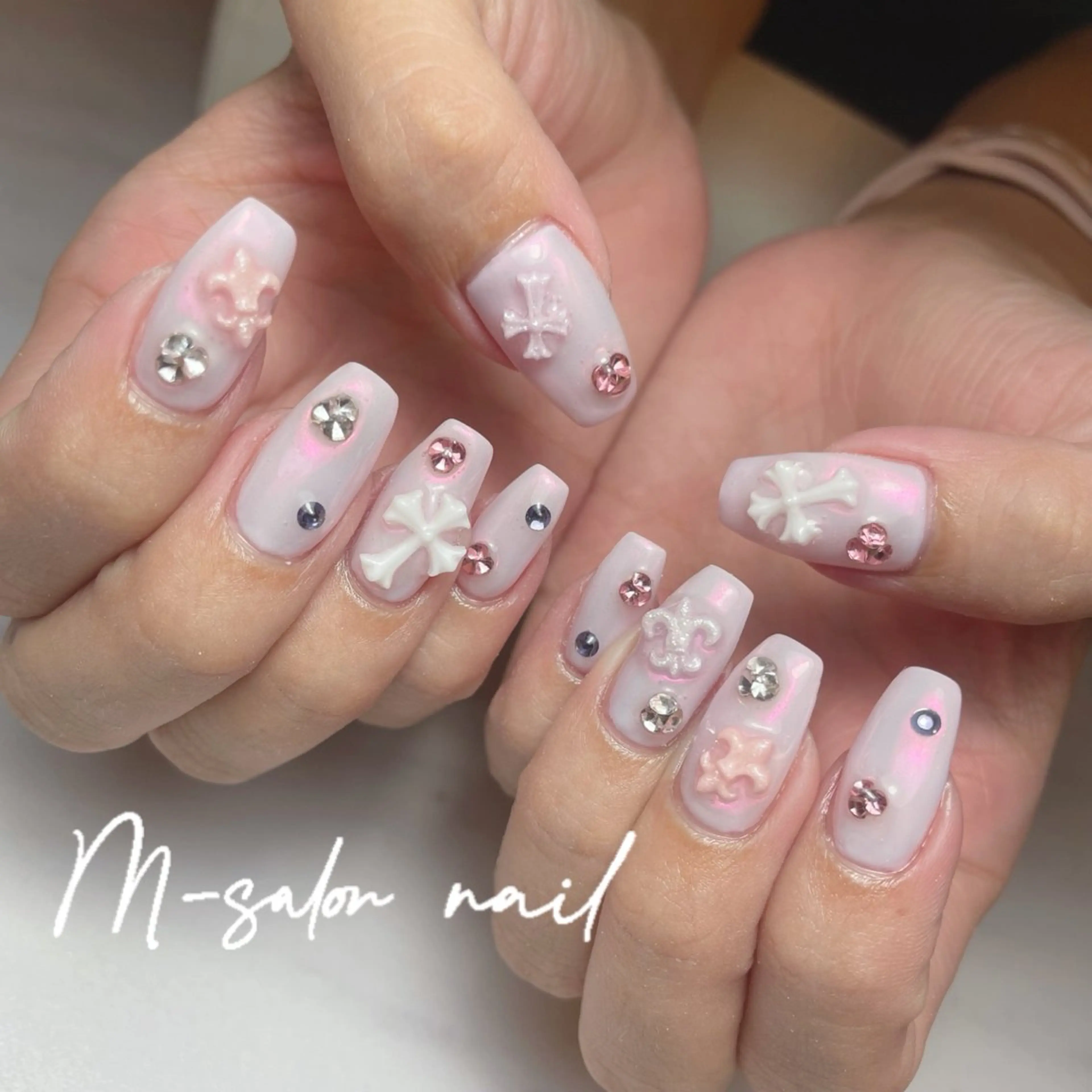 ネイル ハンドネイル 韓国/網紅/パーツ M-salonのネイルデザイン