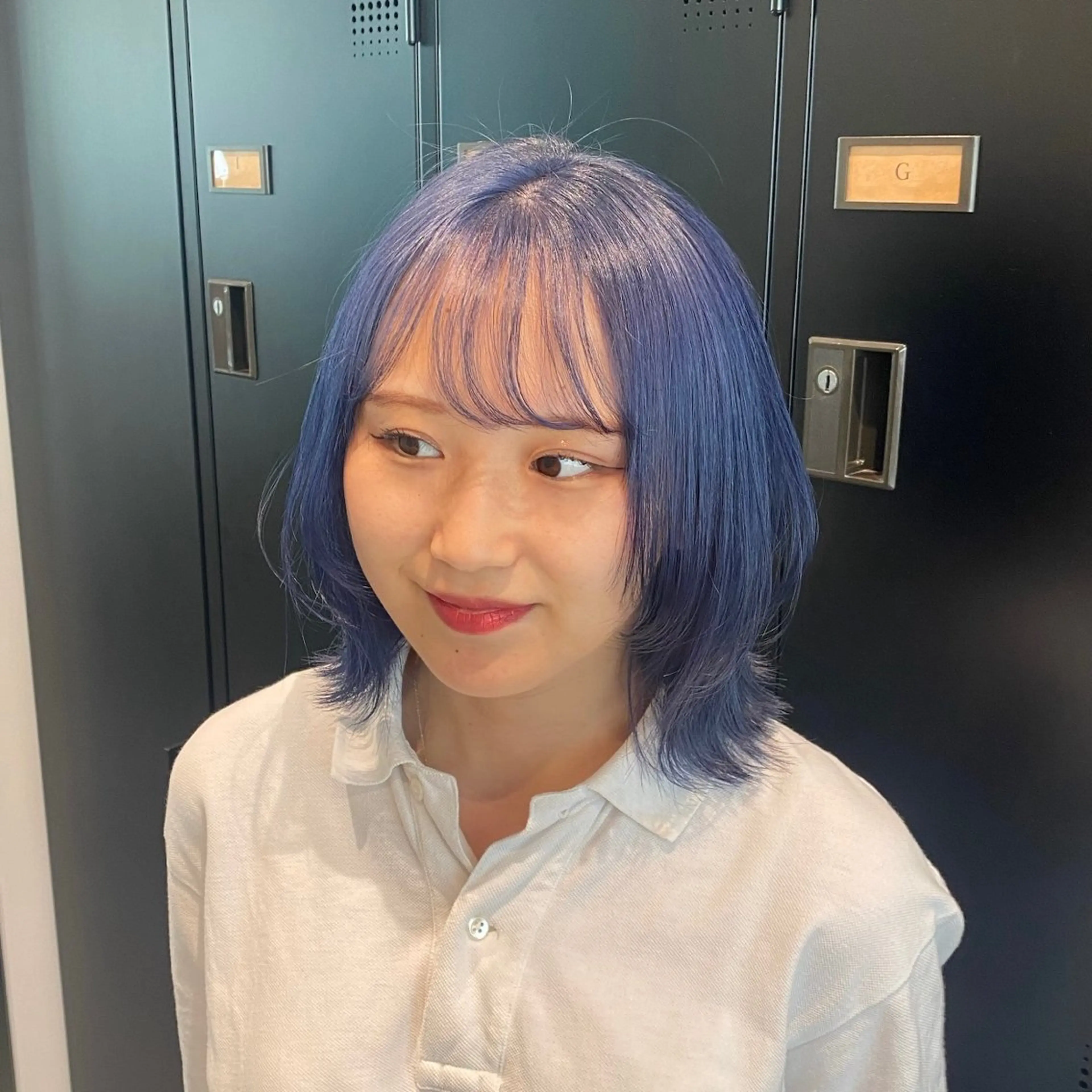 カラー ヘアカラー 韓国ヘア AINA🐱のヘアスタイル