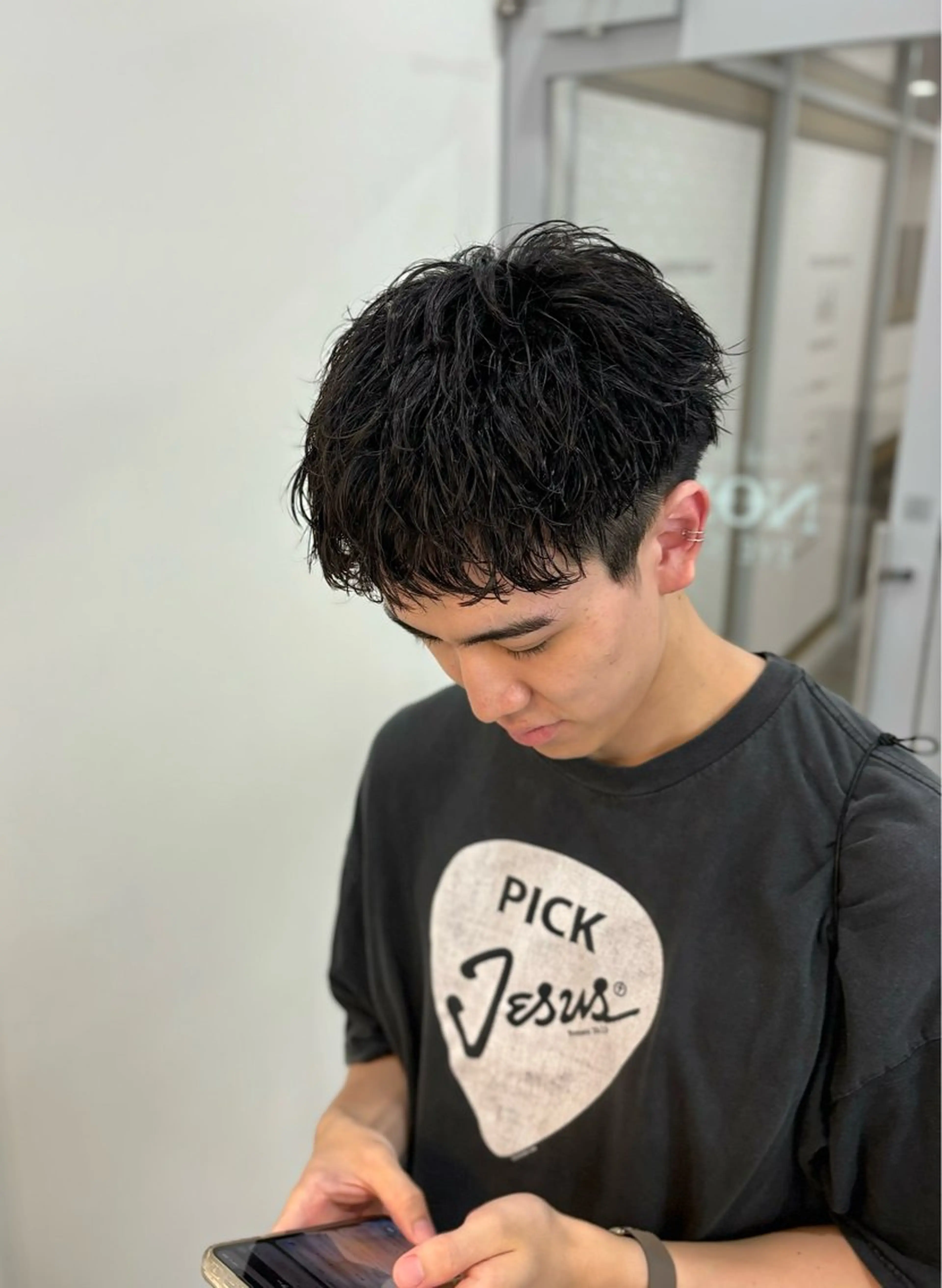 パーマ メンズ カット パーマ 🍐シャドウパーマ メンズ特化/守岡🍐のヘアスタイル