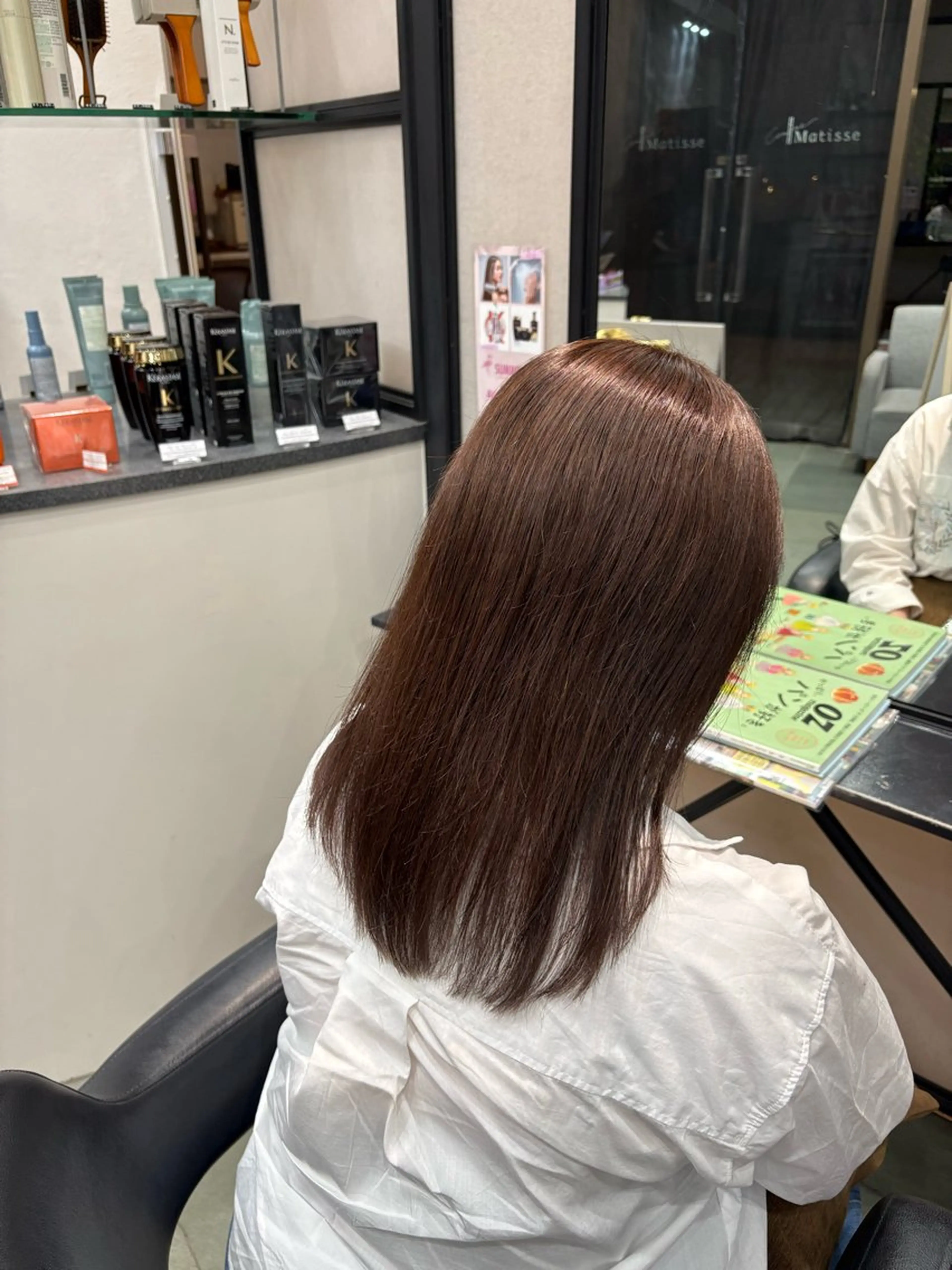 カラー ブラウンカラー 山内 友里菜のヘアスタイル