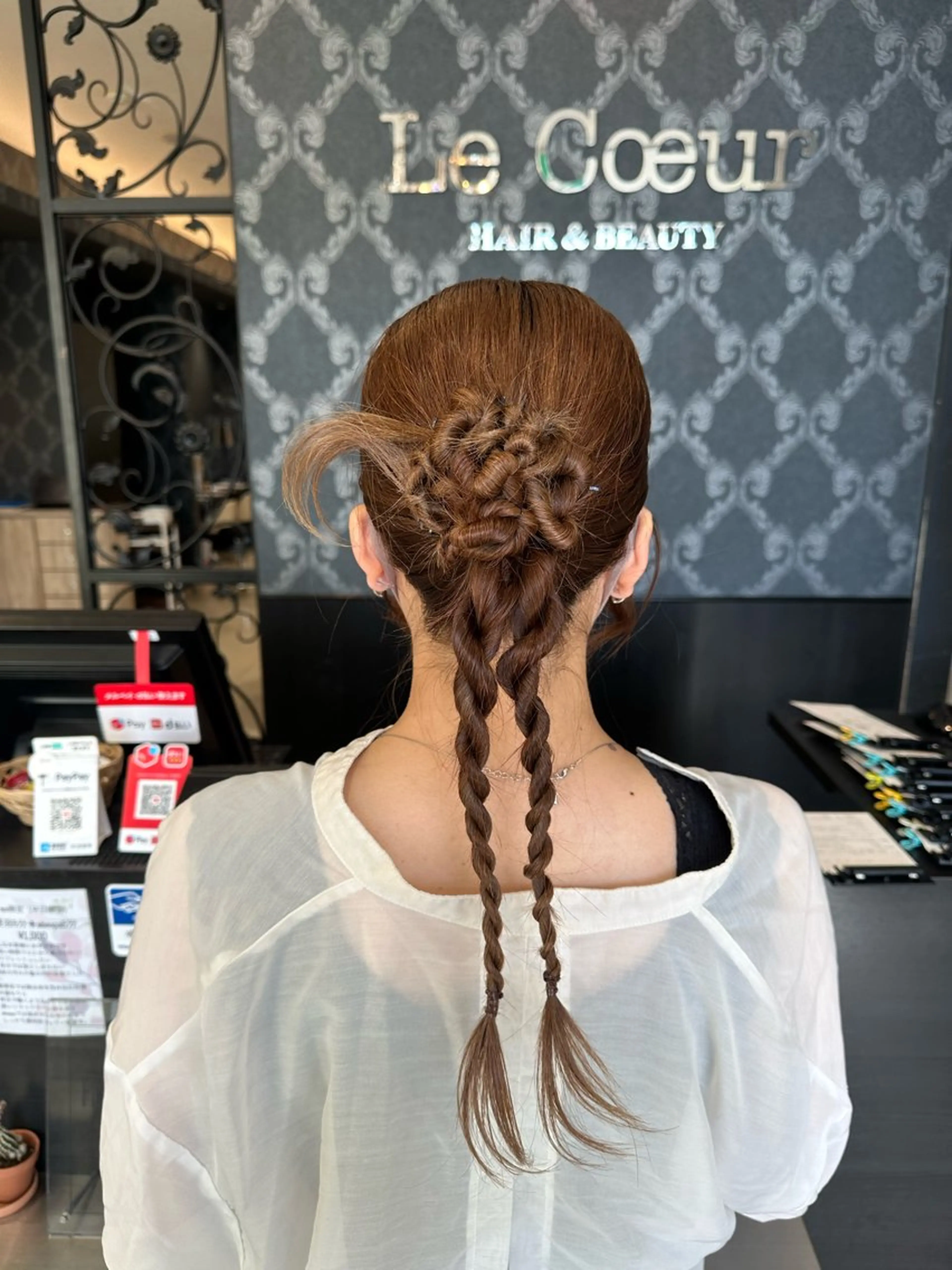 ヘアアレンジ 大口 楓のヘアスタイル