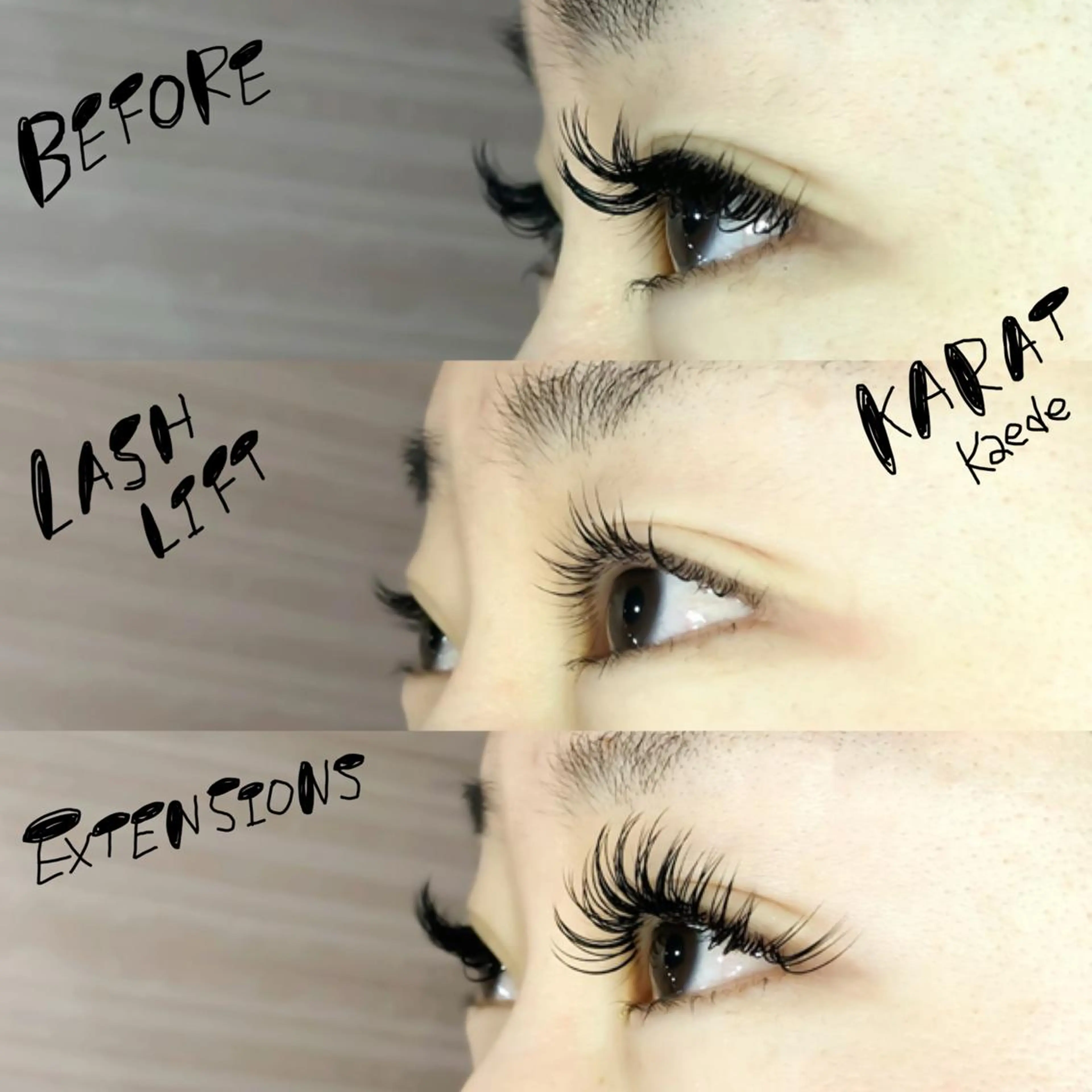 マツエク・マツパ ★ KAEDE ★のマツエク・マツパデザイン