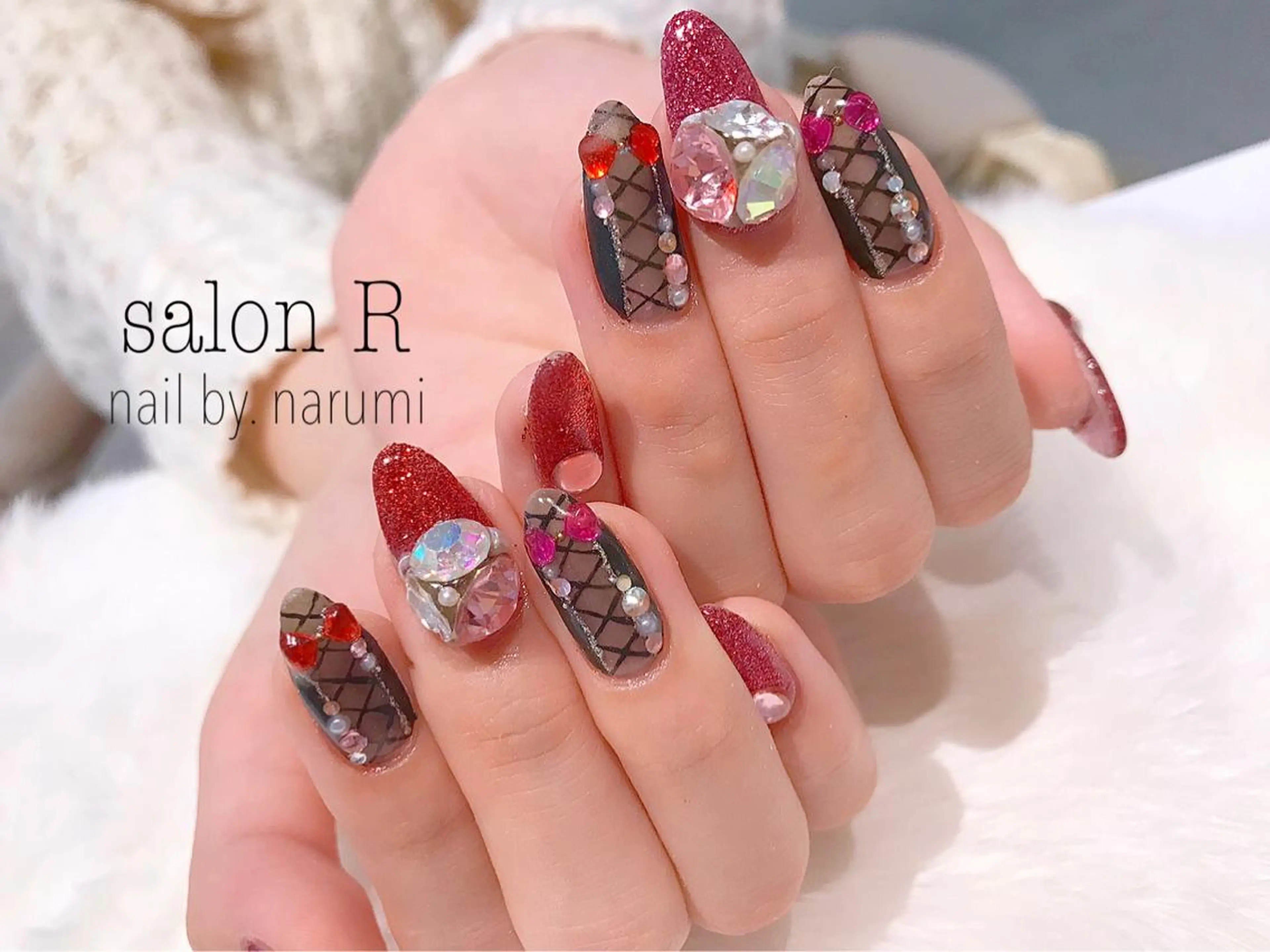 ネイル ガーリー Re Pearl～コーディネートサロン～ 市駅前店所属・NARUMI HYODOのネイルデザイン
