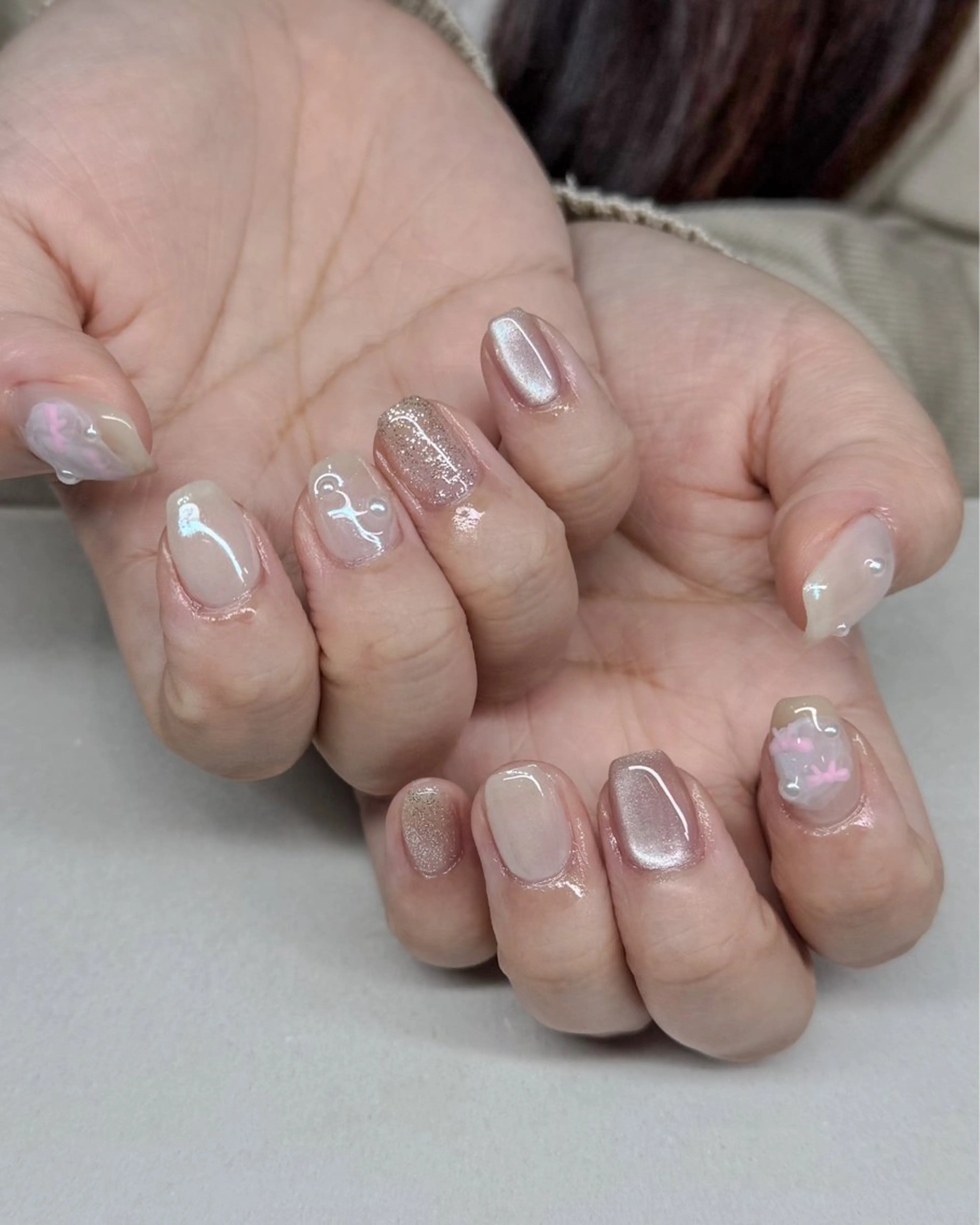 ネイル 韓国ネイル ハンドネイル ハンドケア num-fi Aiのネイルデザイン